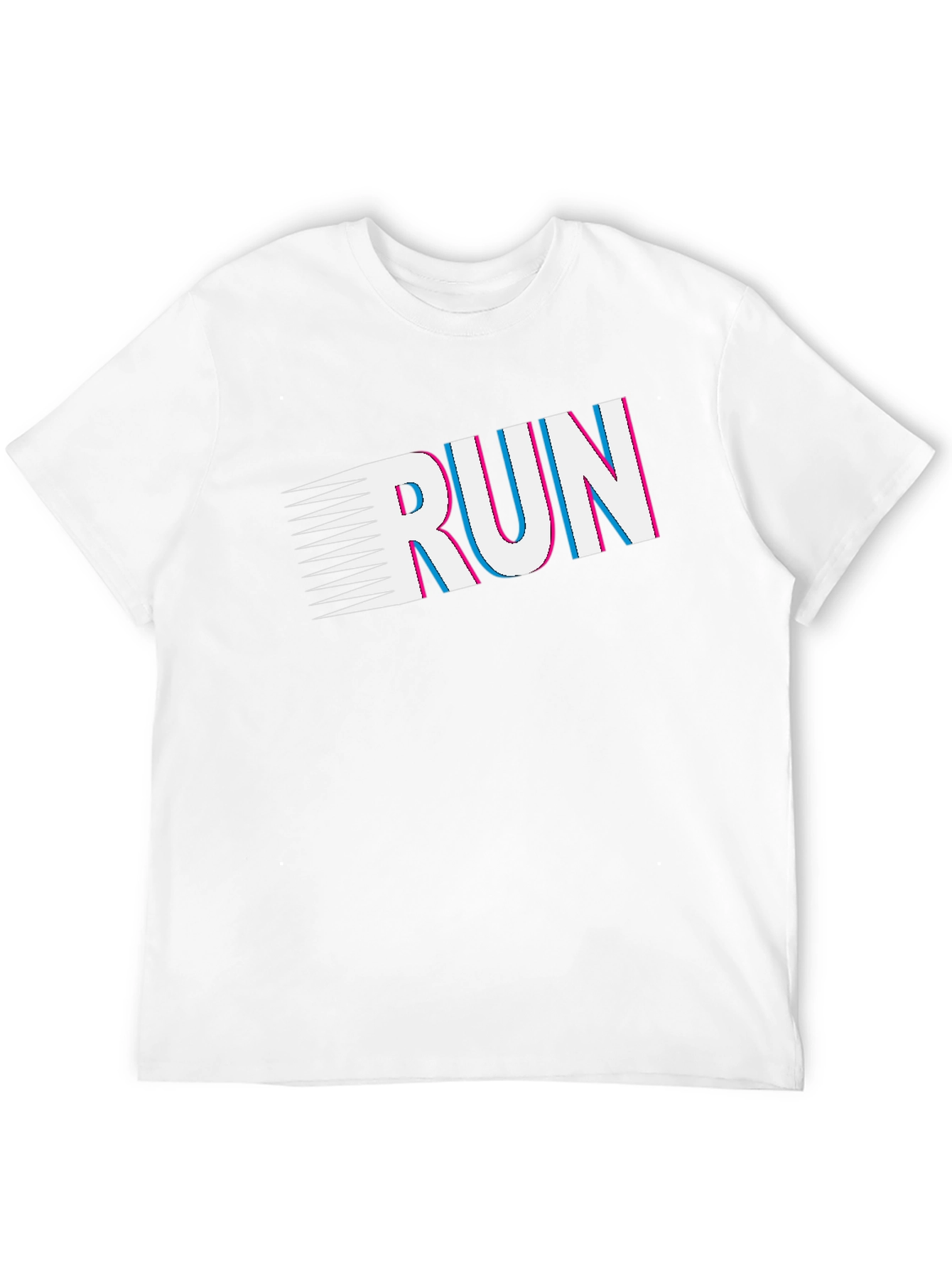 Run Graphic Tee - Black Short Sleeve