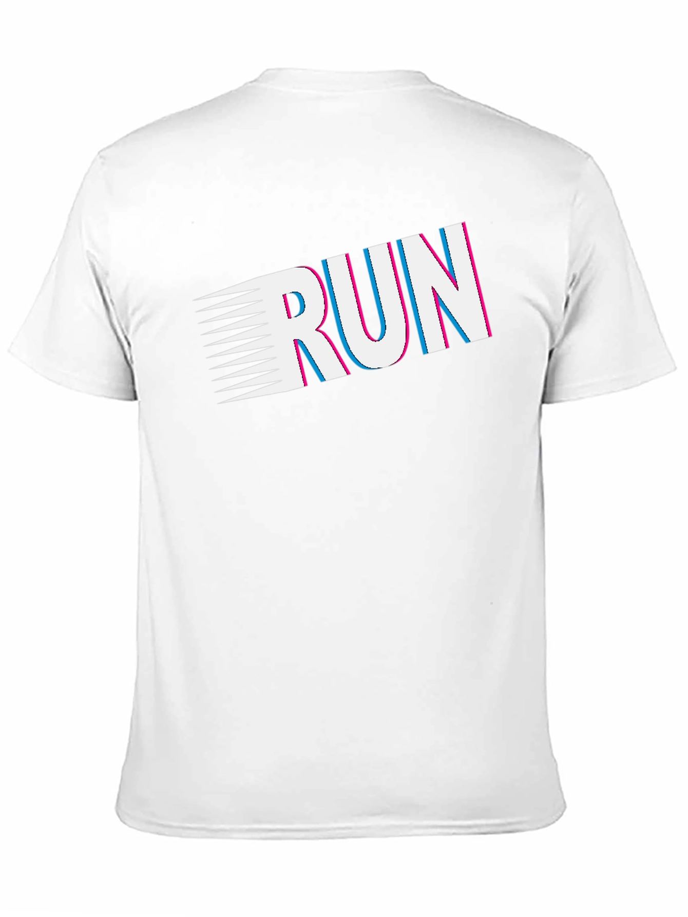 Run Graphic Tee - Black Short Sleeve