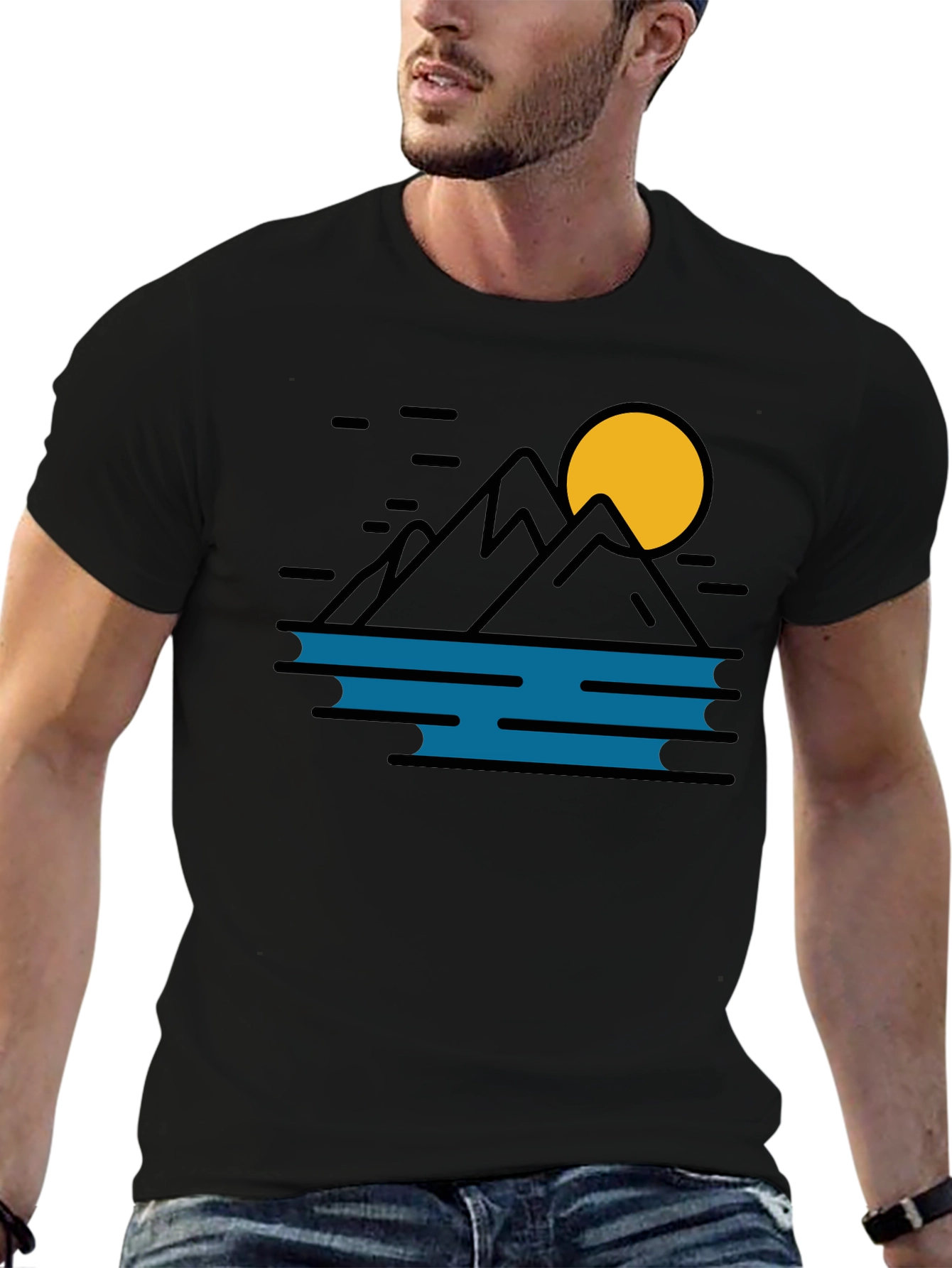 Mountain & Moon Graphic Tee