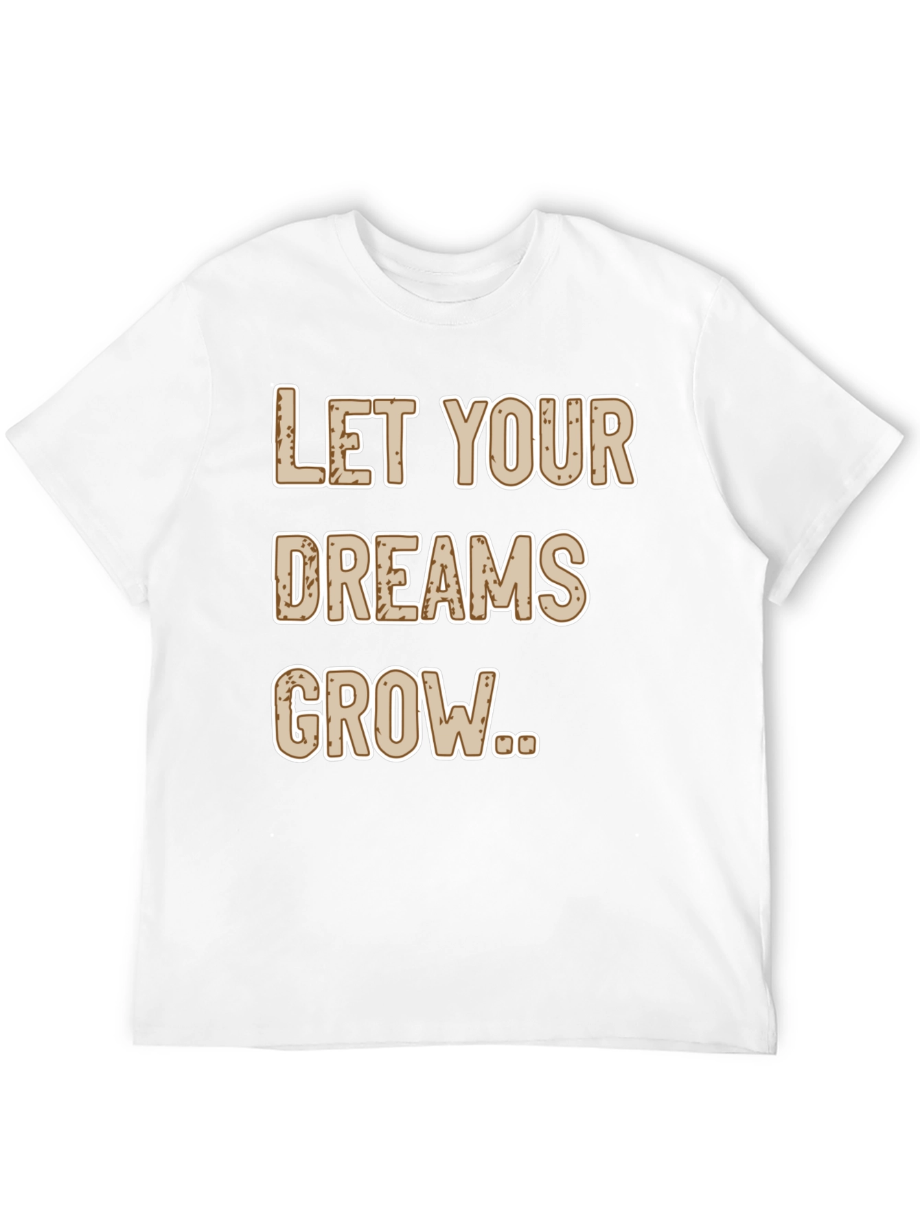 Let Your Dreams Grow Black Graphic Tee