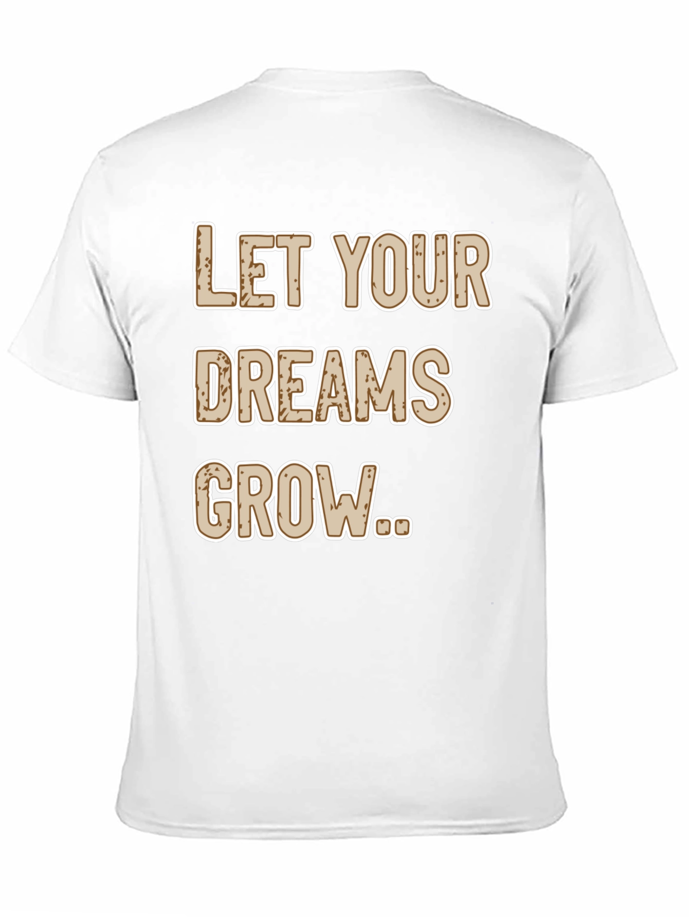 Let Your Dreams Grow Black Graphic Tee