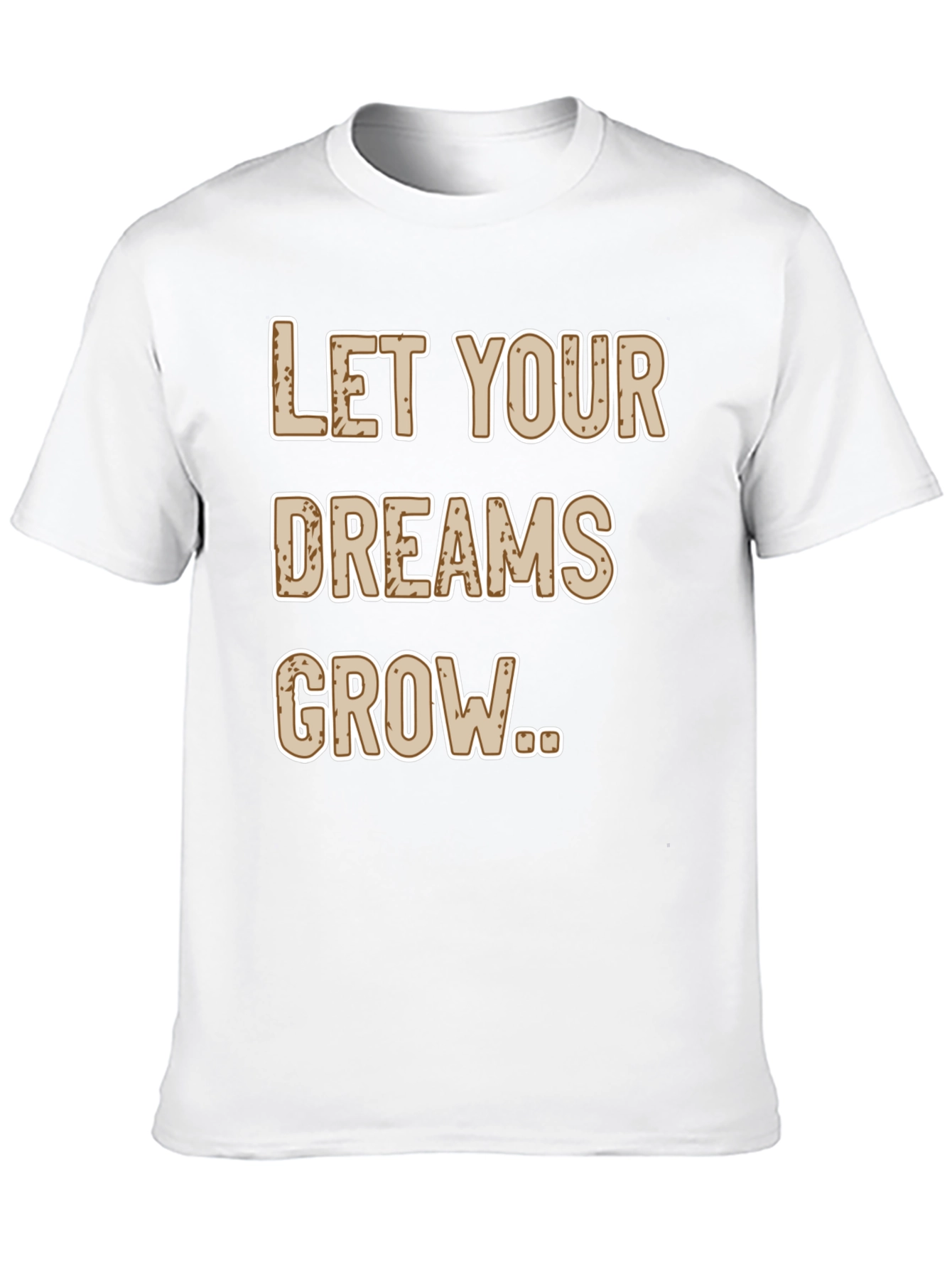 Let Your Dreams Grow Black Graphic Tee