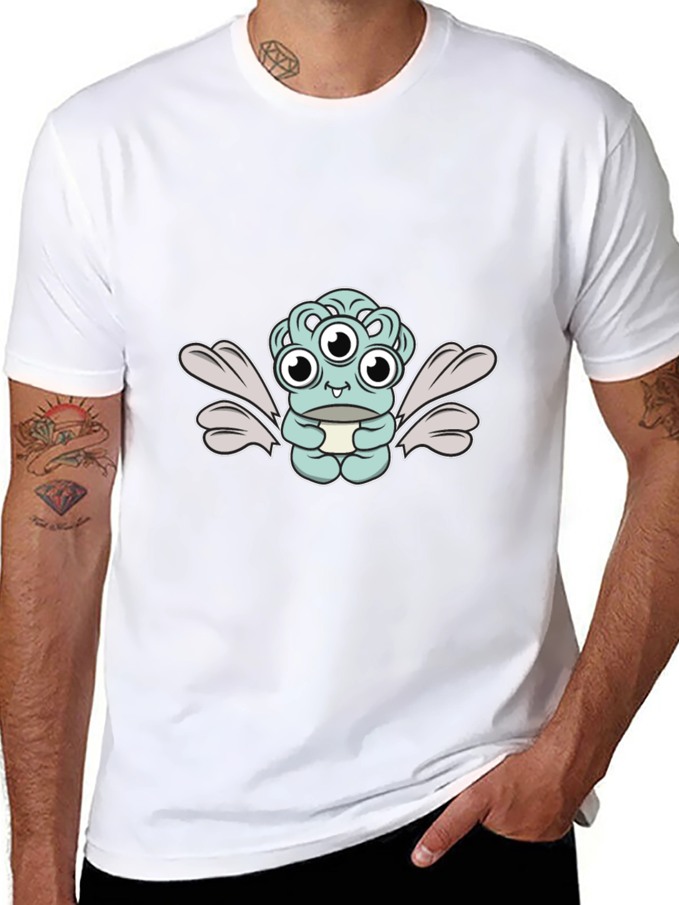 Three-Eyed Alien Graphic Tee