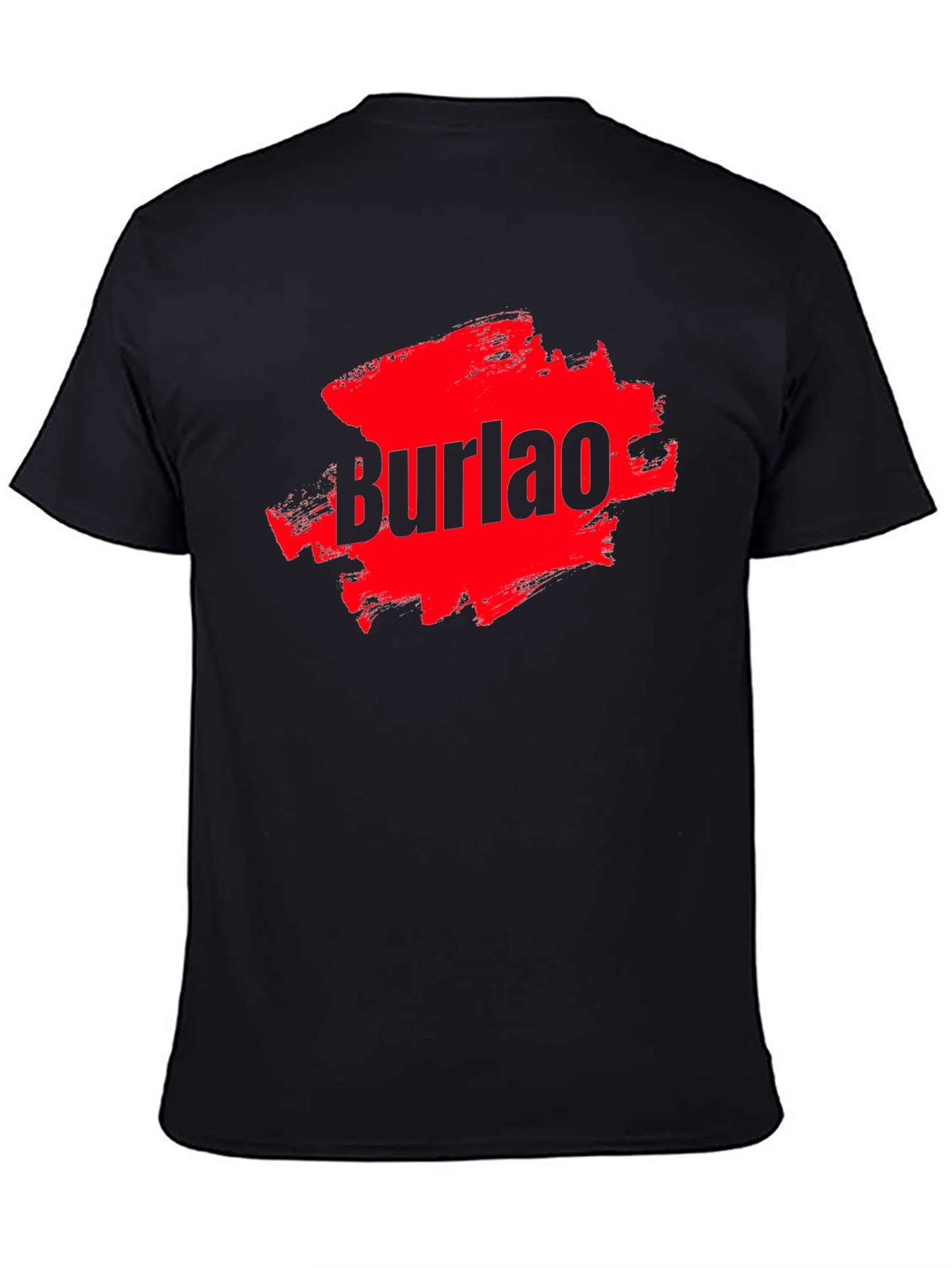 Burlao Graphic Tee - Stylish Mens Black T-Shirt