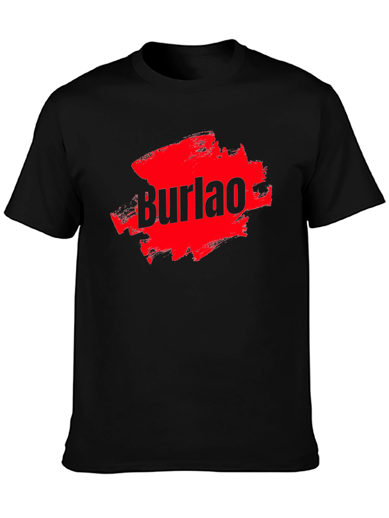 Burlao Graphic Tee - Stylish Mens Black T-Shirt