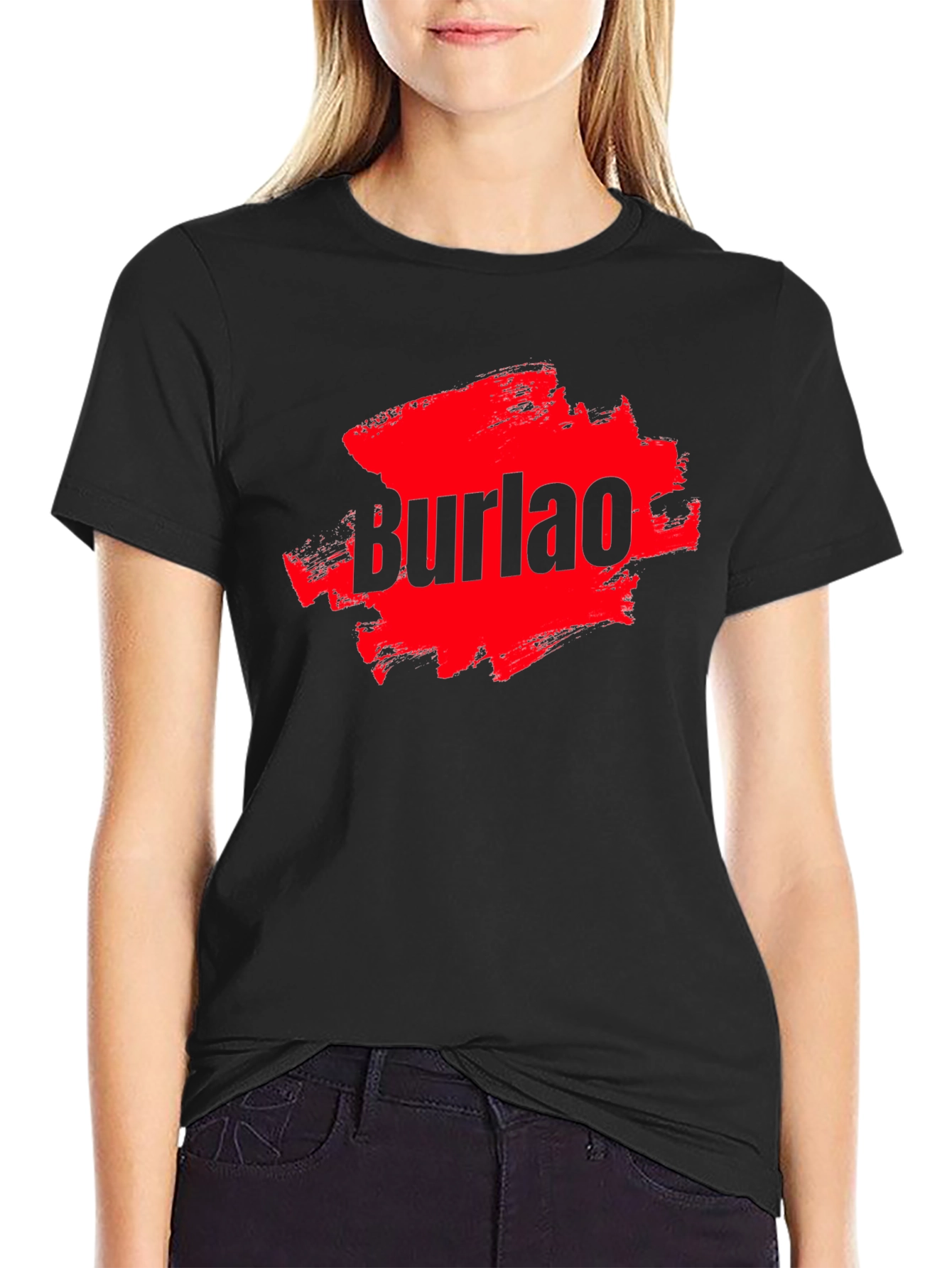Burlao Graphic Tee - Stylish Mens Black T-Shirt