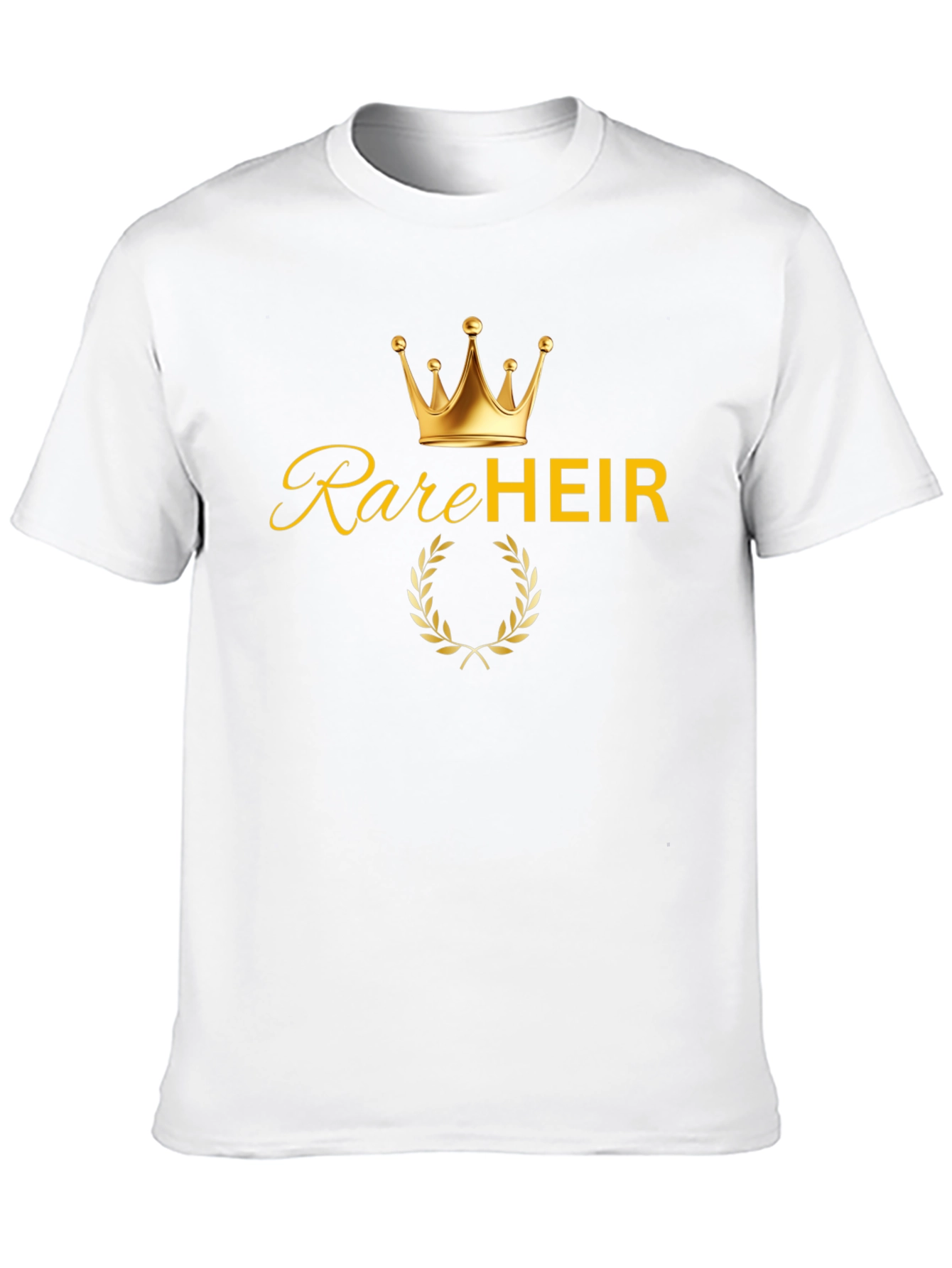 Rare Heir T-Shirt - Golden Crown Graphic Tee