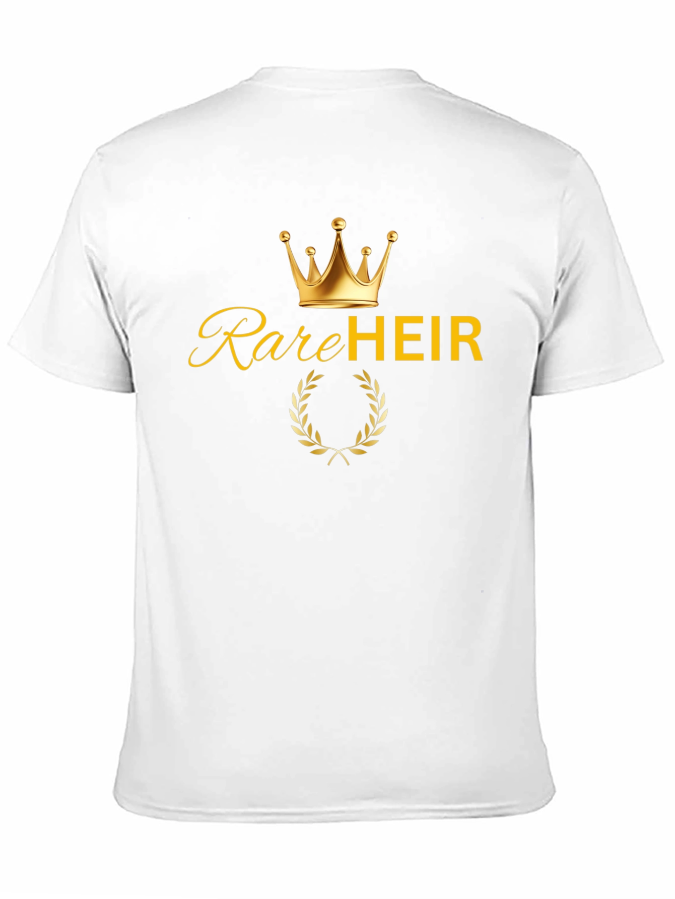 Rare Heir T-Shirt - Golden Crown Graphic Tee