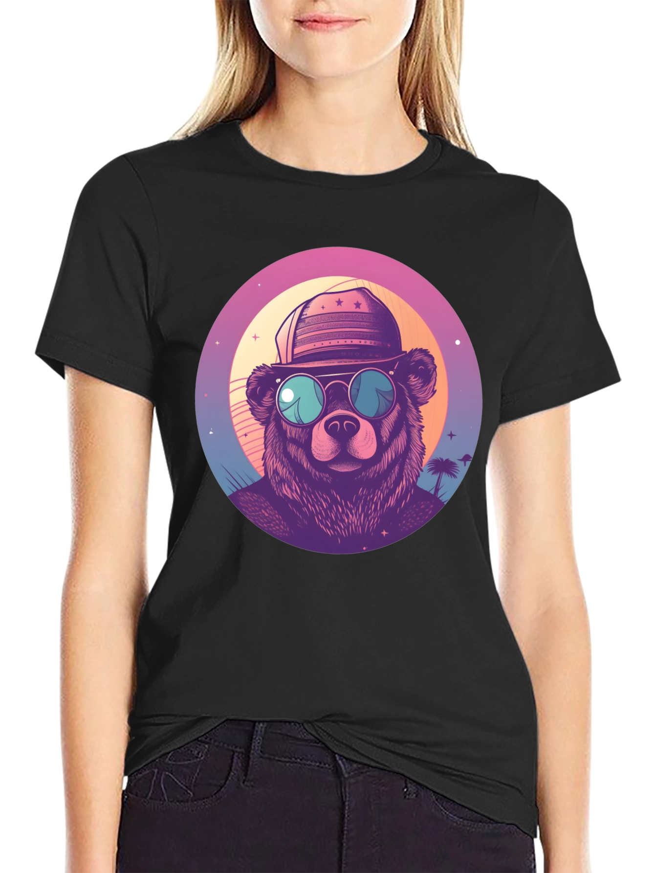 Retro Bear Graphic Tee