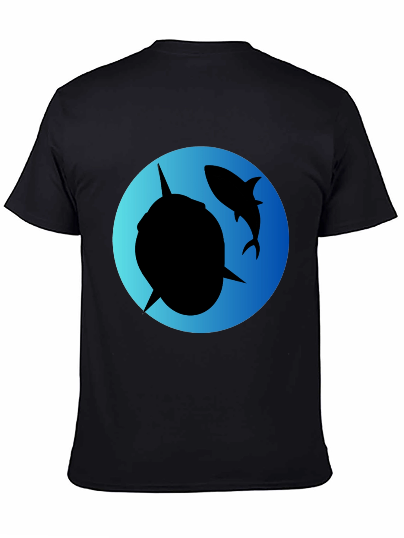 Shark Silhouette Graphic Tee