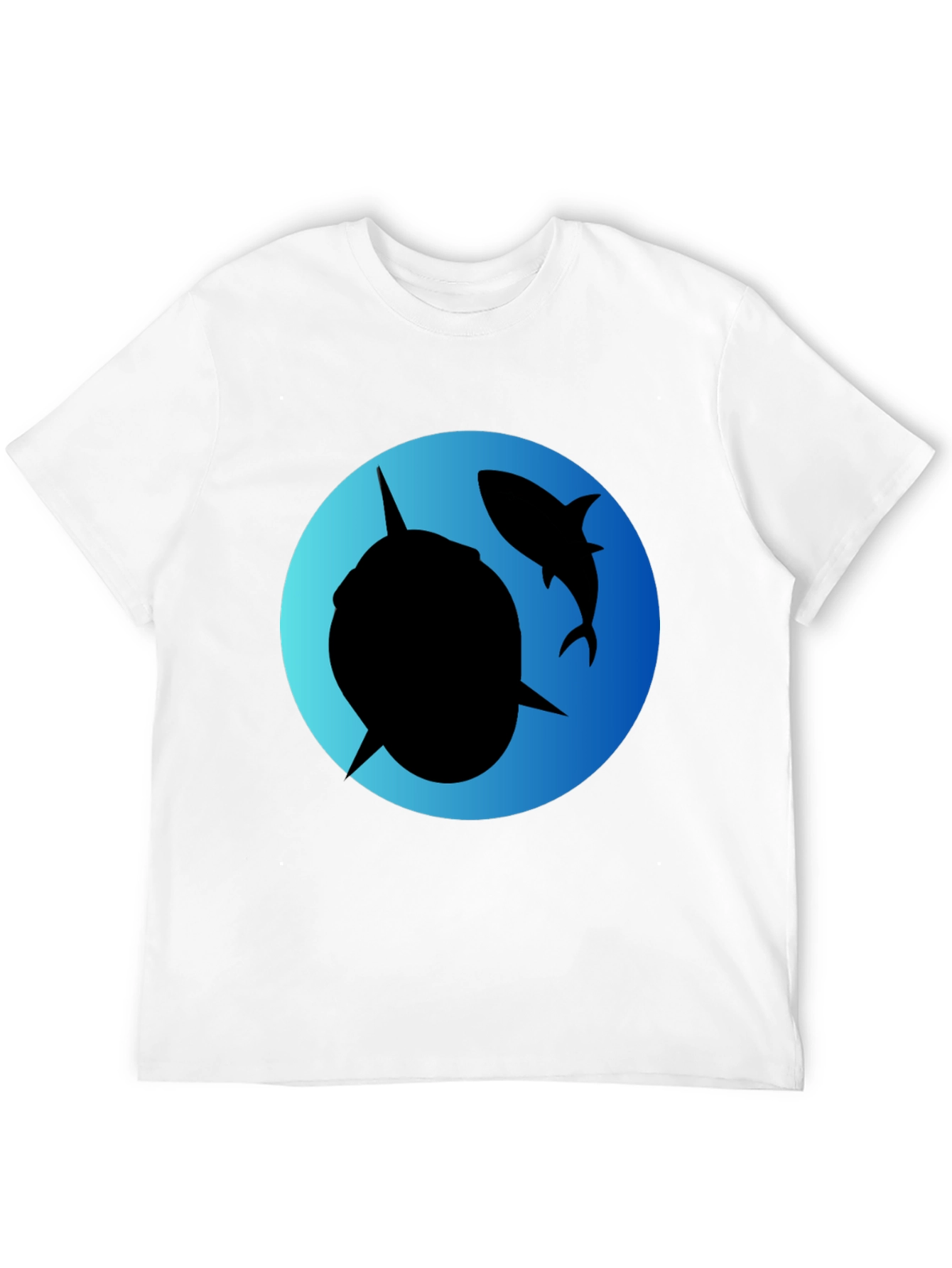 Shark Silhouette Graphic Tee