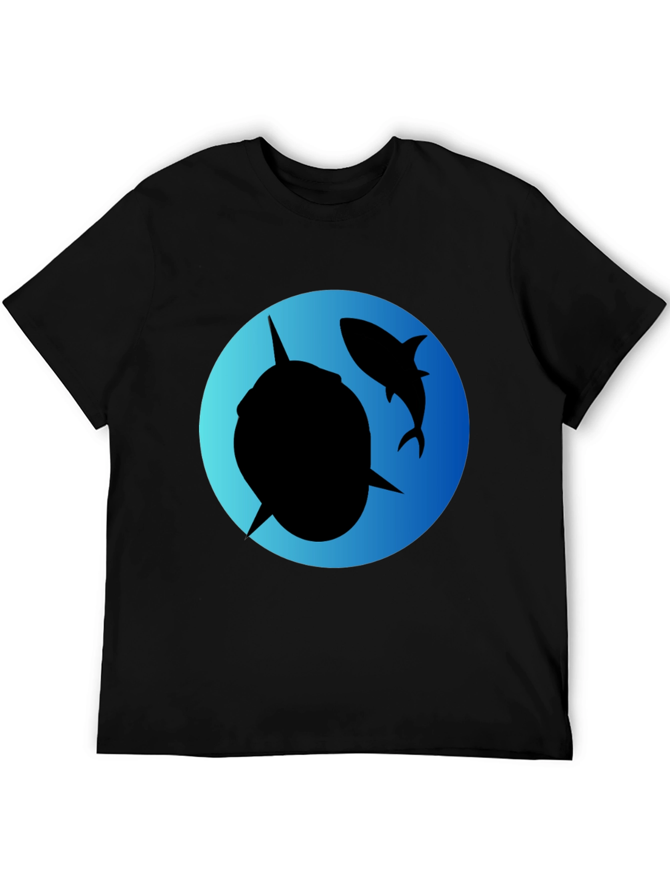 Shark Silhouette Graphic Tee