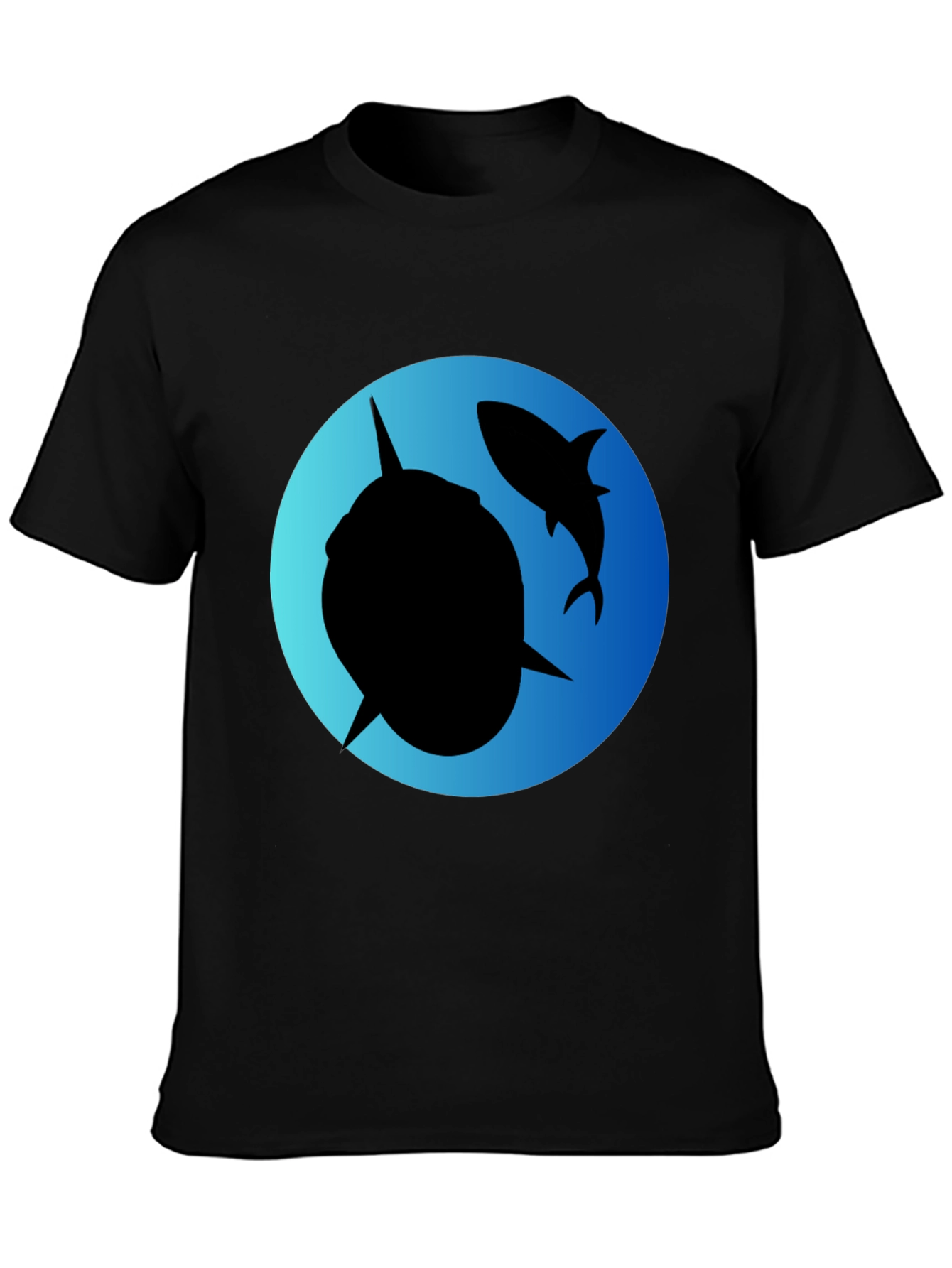 Shark Silhouette Graphic Tee