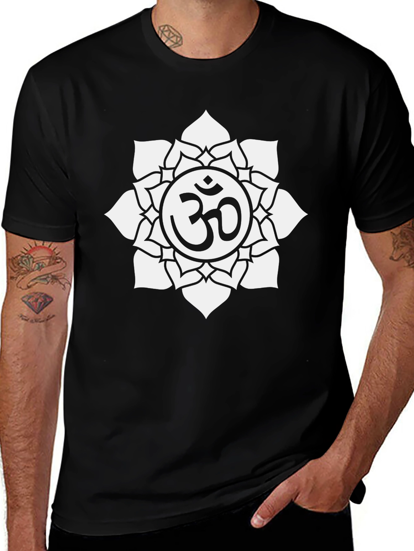 Om Mandala Graphic Tee - Yoga Meditation T-Shirt