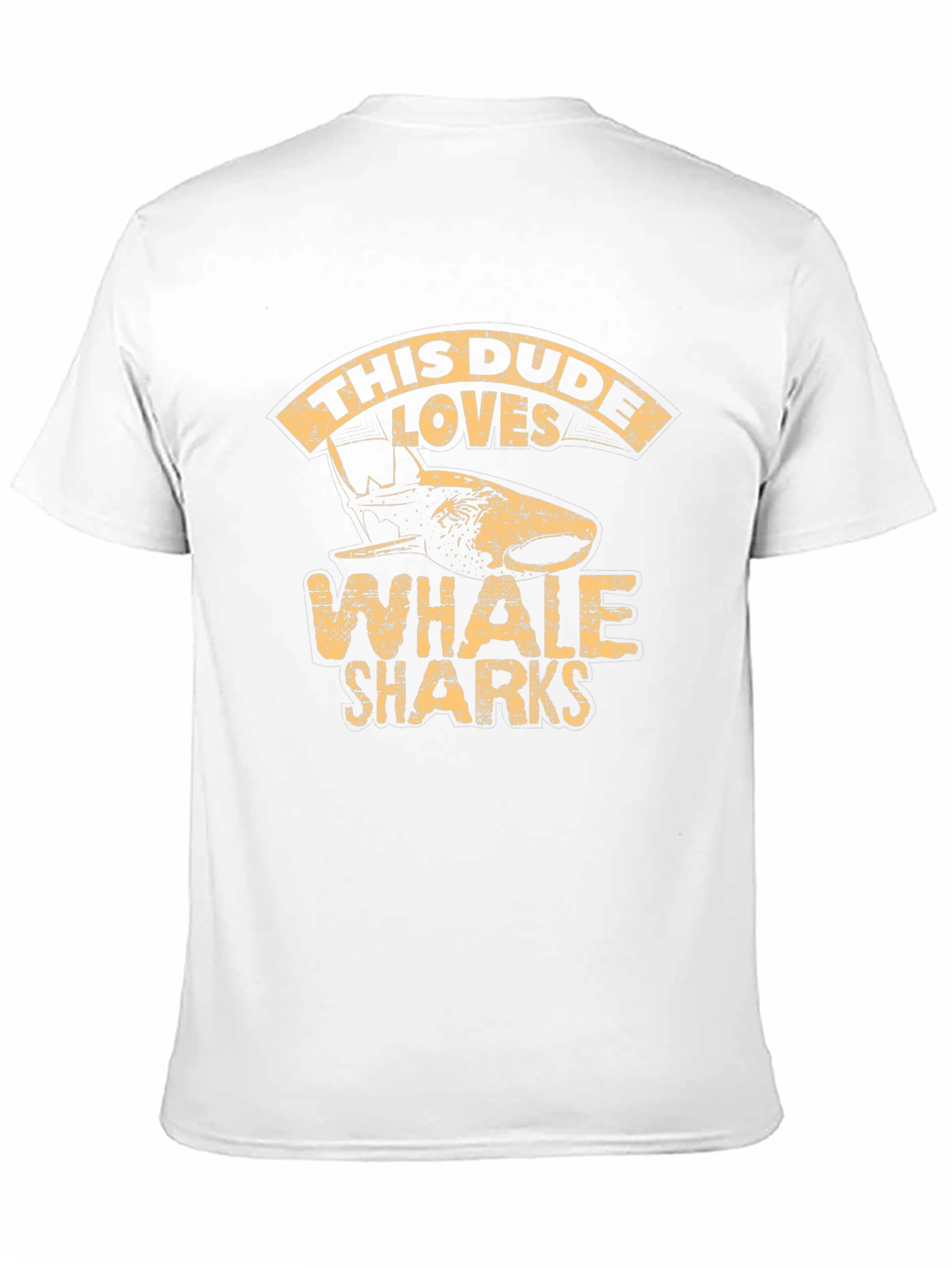 This Dude Loves Whale Sharks Black T-Shirt