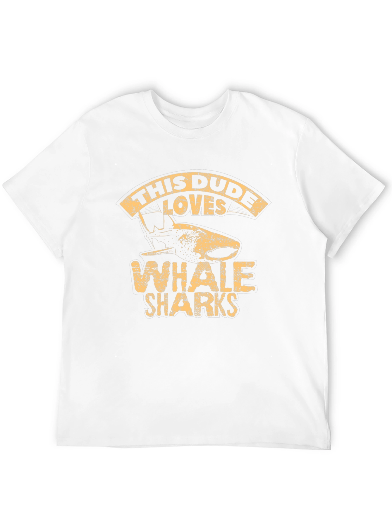 This Dude Loves Whale Sharks Black T-Shirt