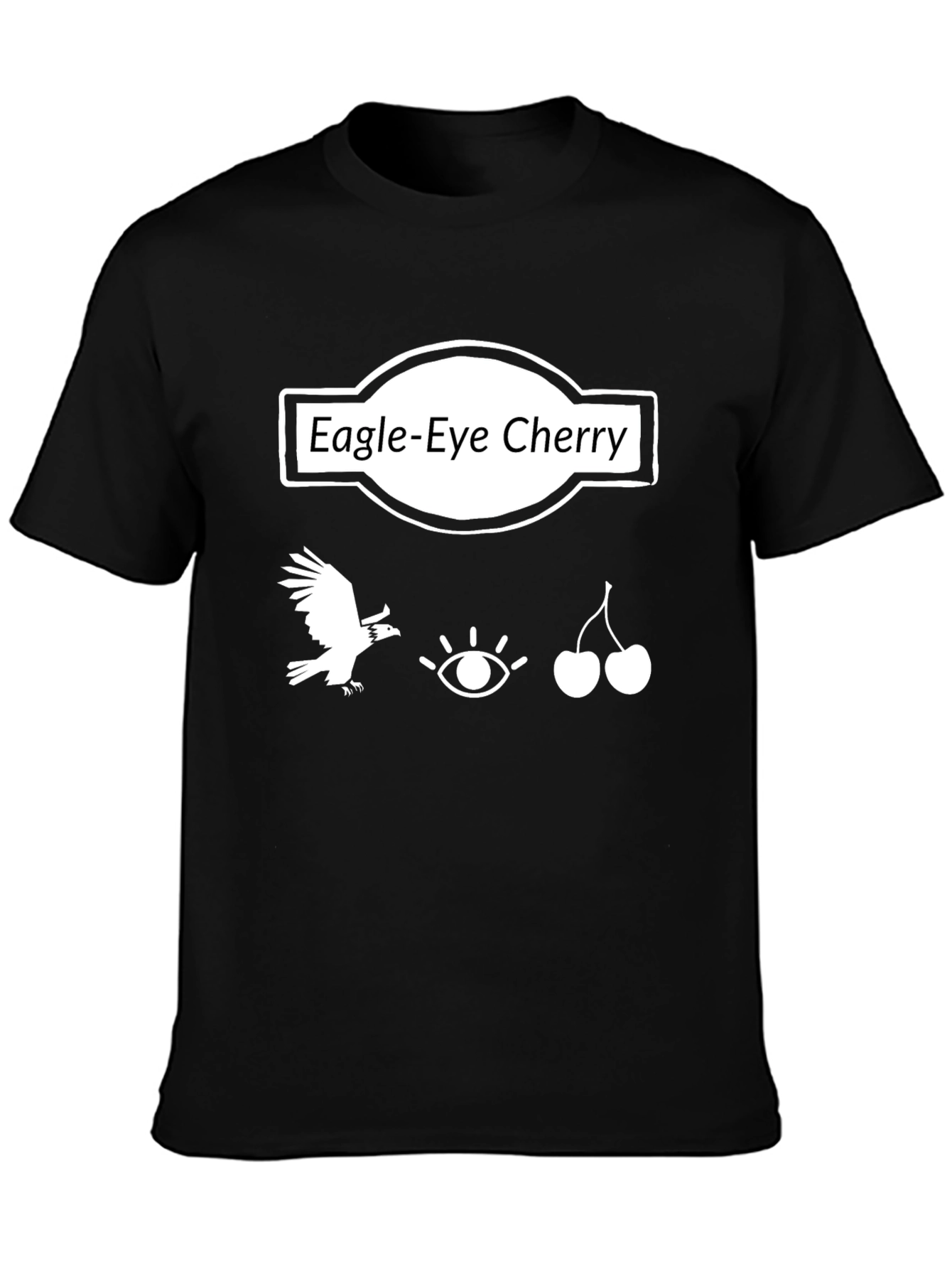 Eagle-Eye Cherry Graphic Tee - Black Cotton T-Shirt