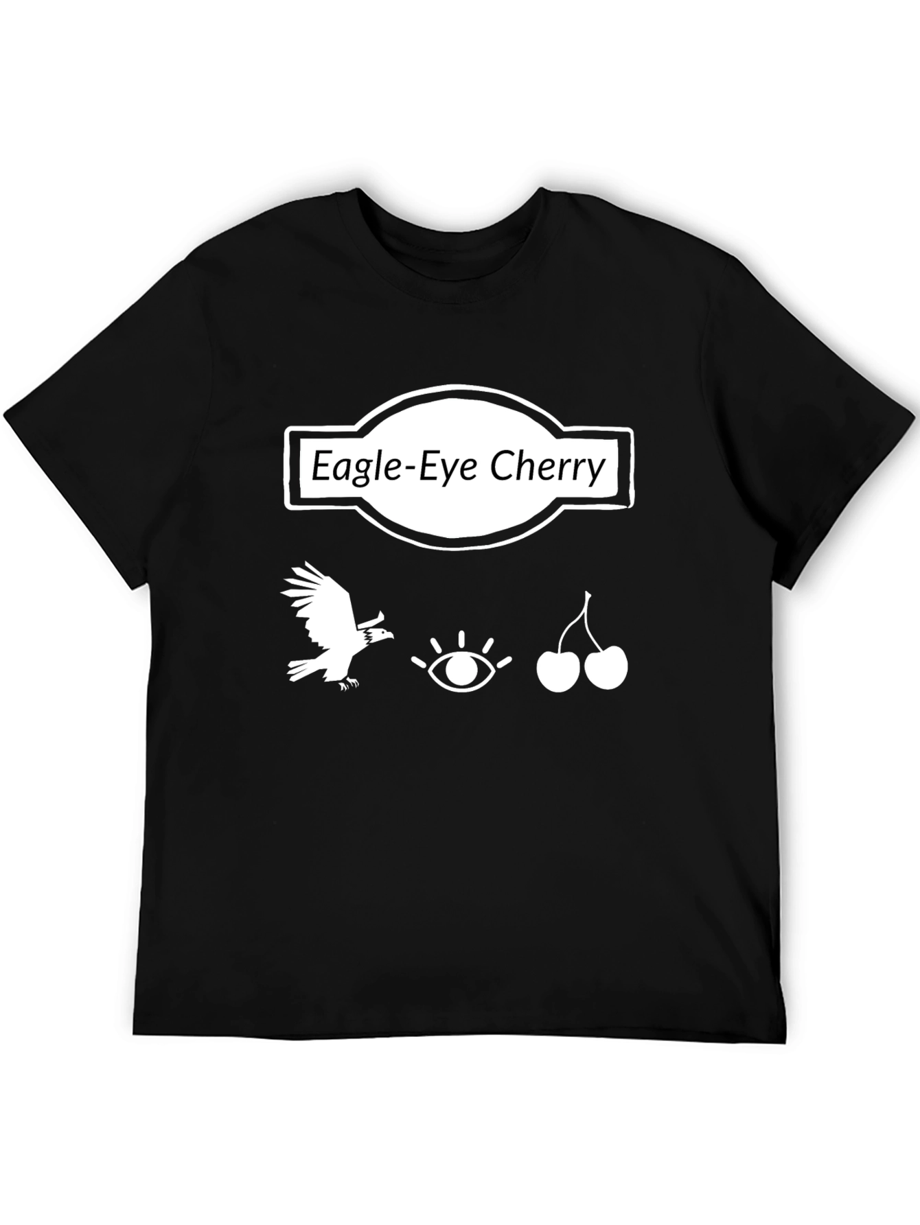 Eagle-Eye Cherry Graphic Tee - Black Cotton T-Shirt