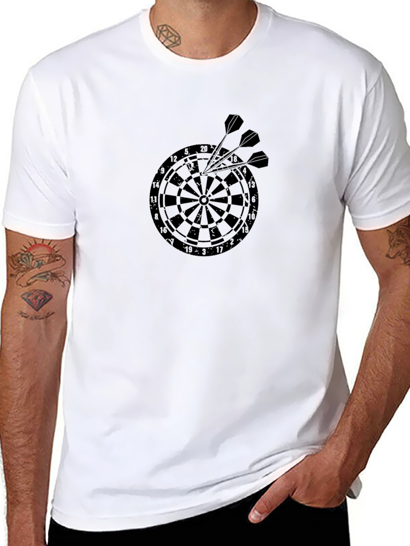 Darts Board T-Shirt - Classic Game Tee