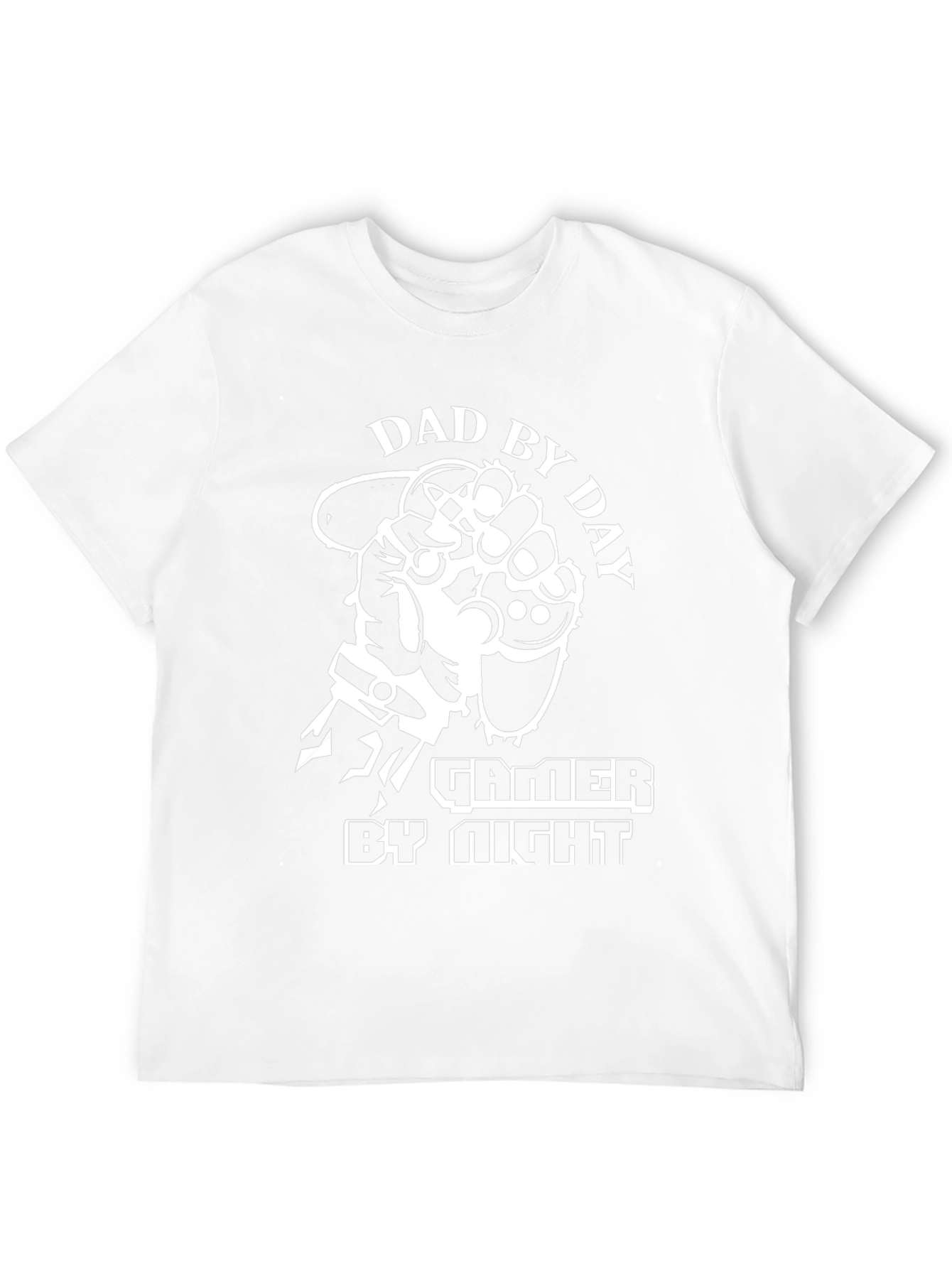 Dad by Day Gamer by Night Black T-Shirt