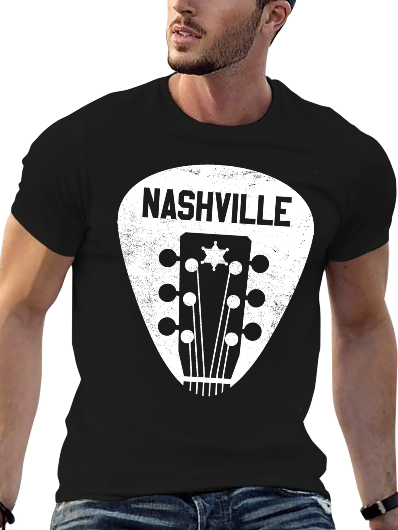 Nashville Guitar Pick Graphic Tee