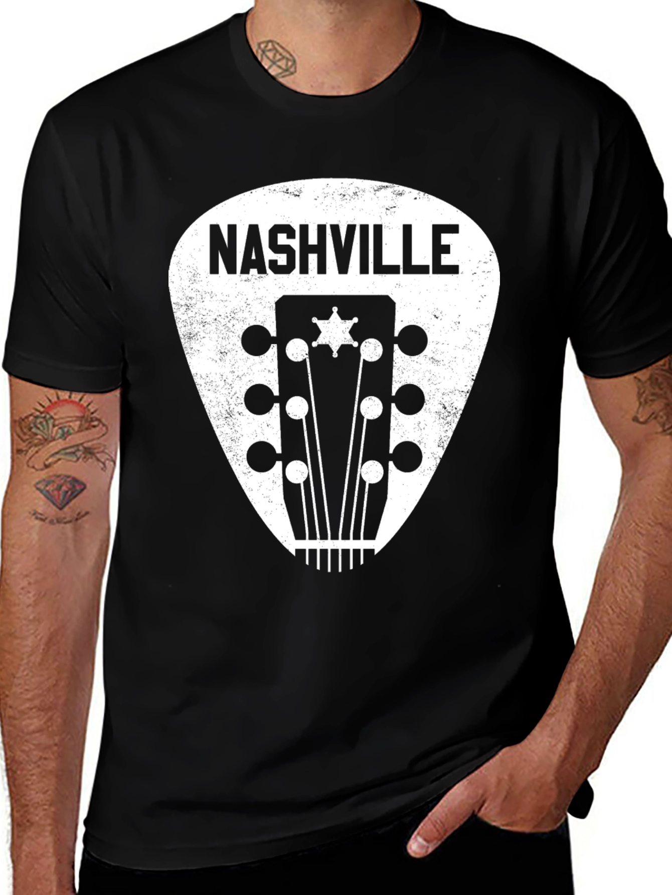 Nashville Guitar Pick Graphic Tee