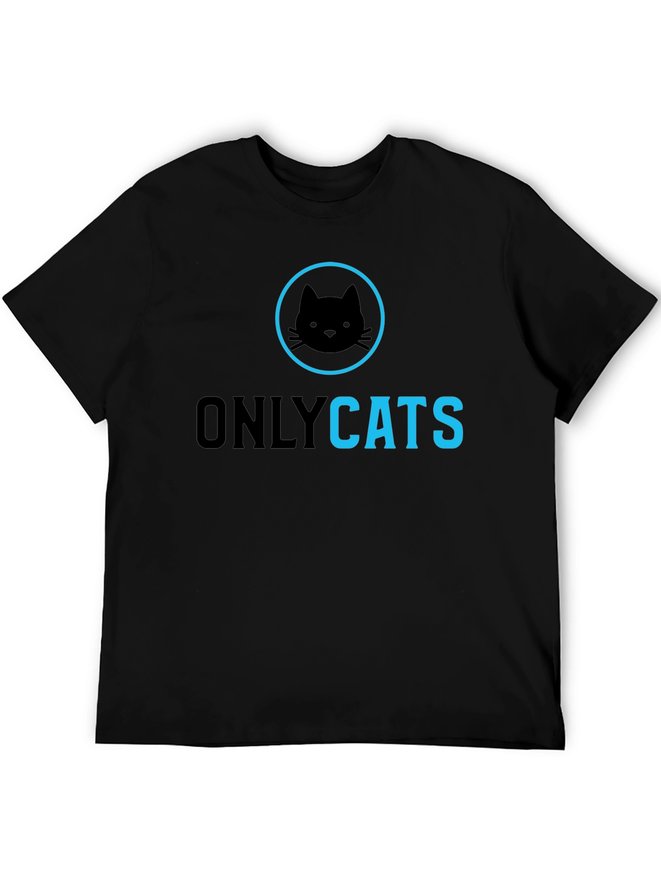 Only Cats Black Graphic Tee - Unisex