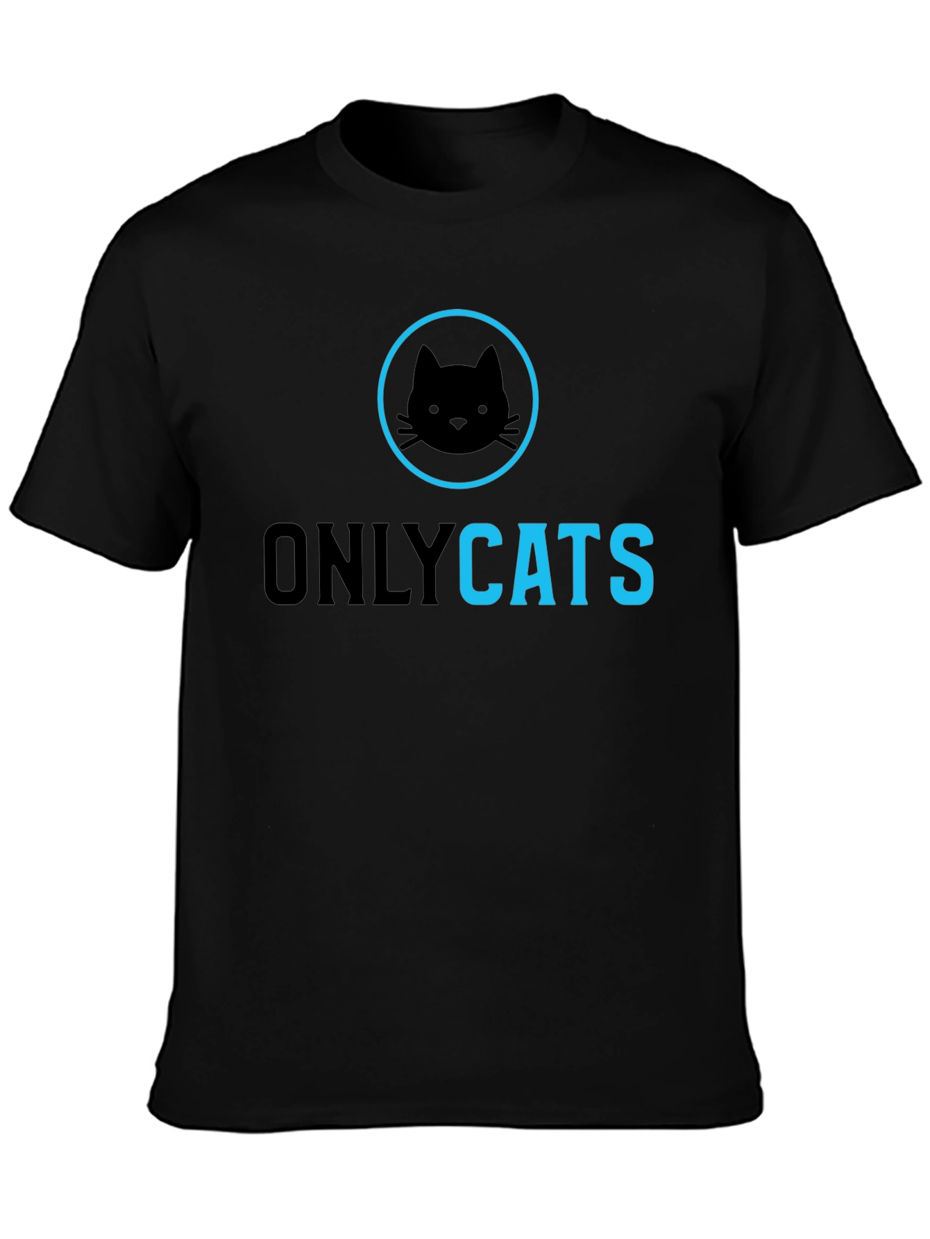 Only Cats Black Graphic Tee - Unisex