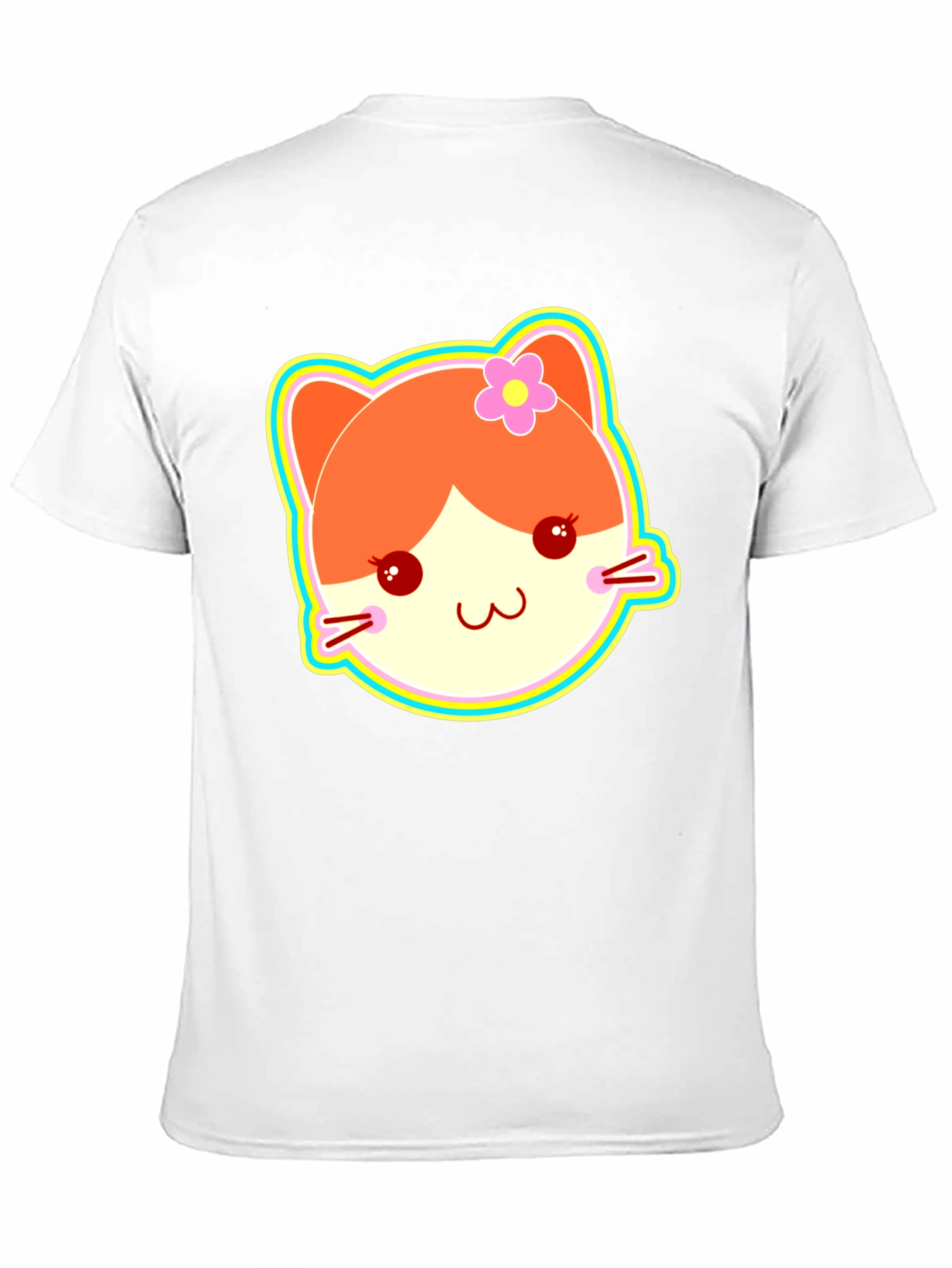 Kawaii Cat Graphic T-Shirt
