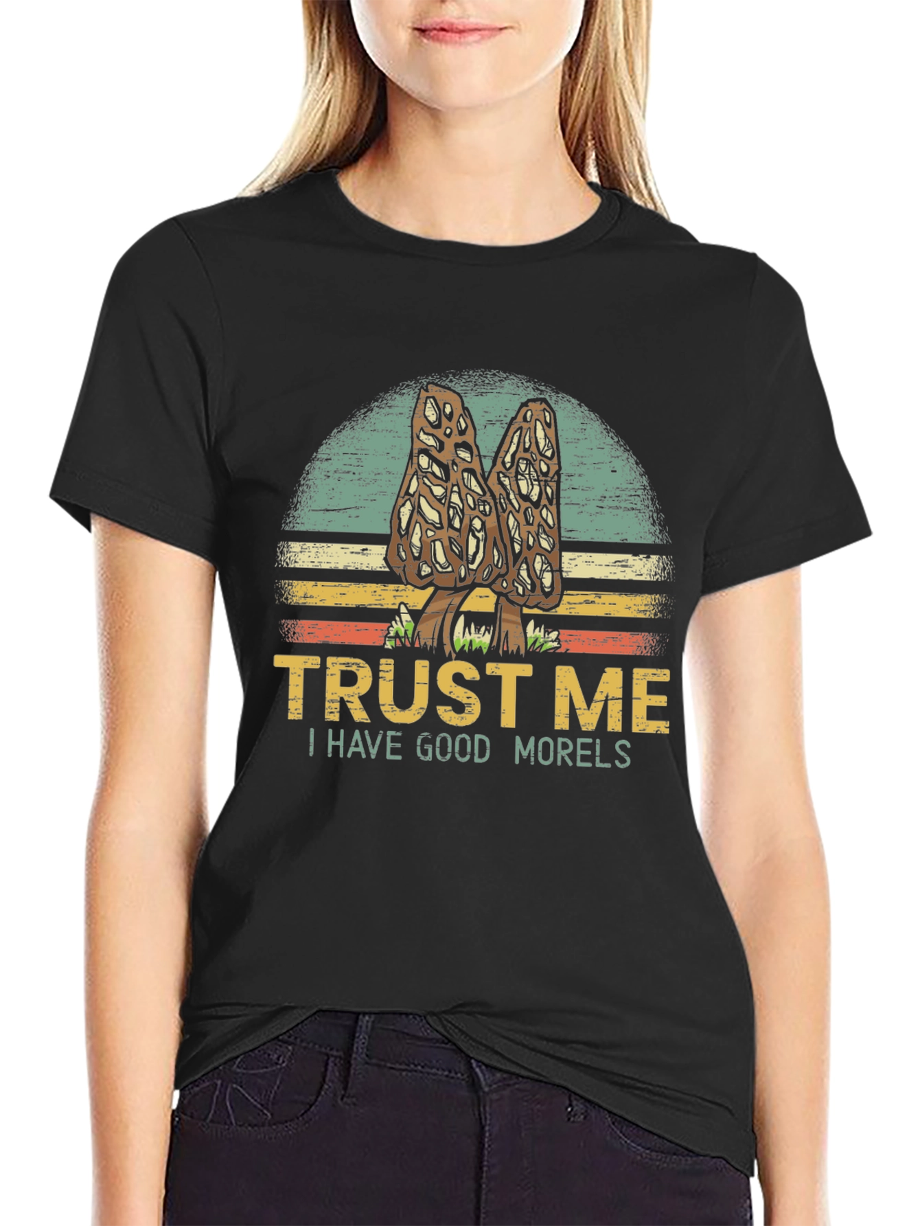 Trust Me Morels T-Shirt Mushroom Hunting Tee