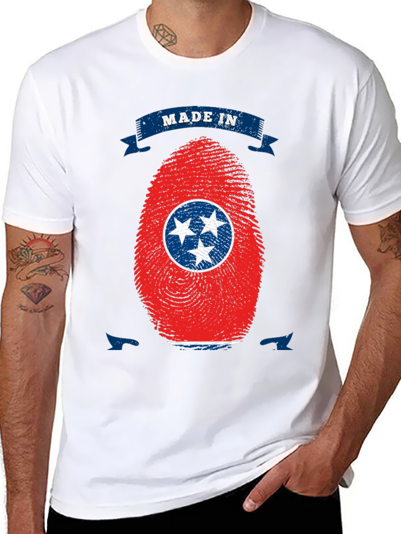 Made in Tennessee Fingerprint T-Shirt