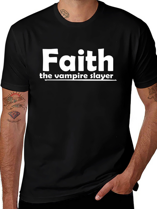Faith the Vampire Slayer Black T-Shirt