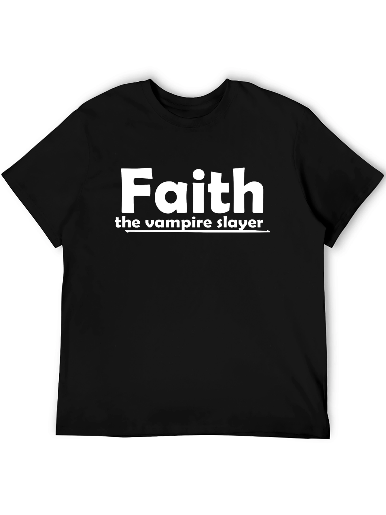 Faith the Vampire Slayer Black T-Shirt