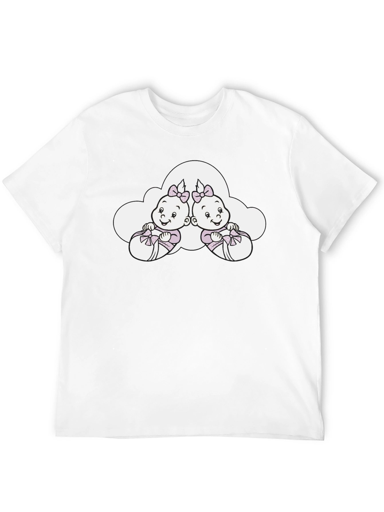 Twin Baby Cartoon T-Shirt