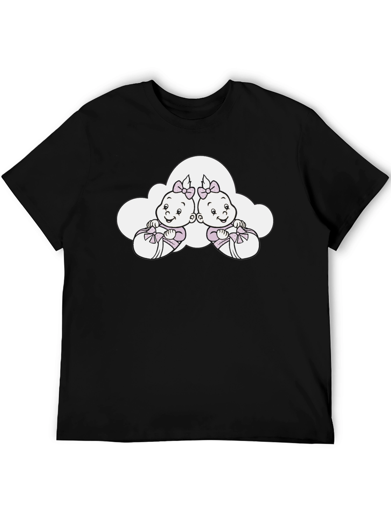 Twin Baby Cartoon T-Shirt