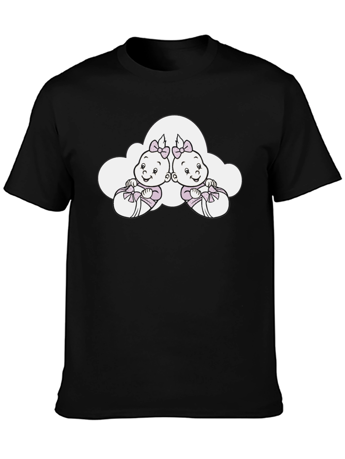 Twin Baby Cartoon T-Shirt