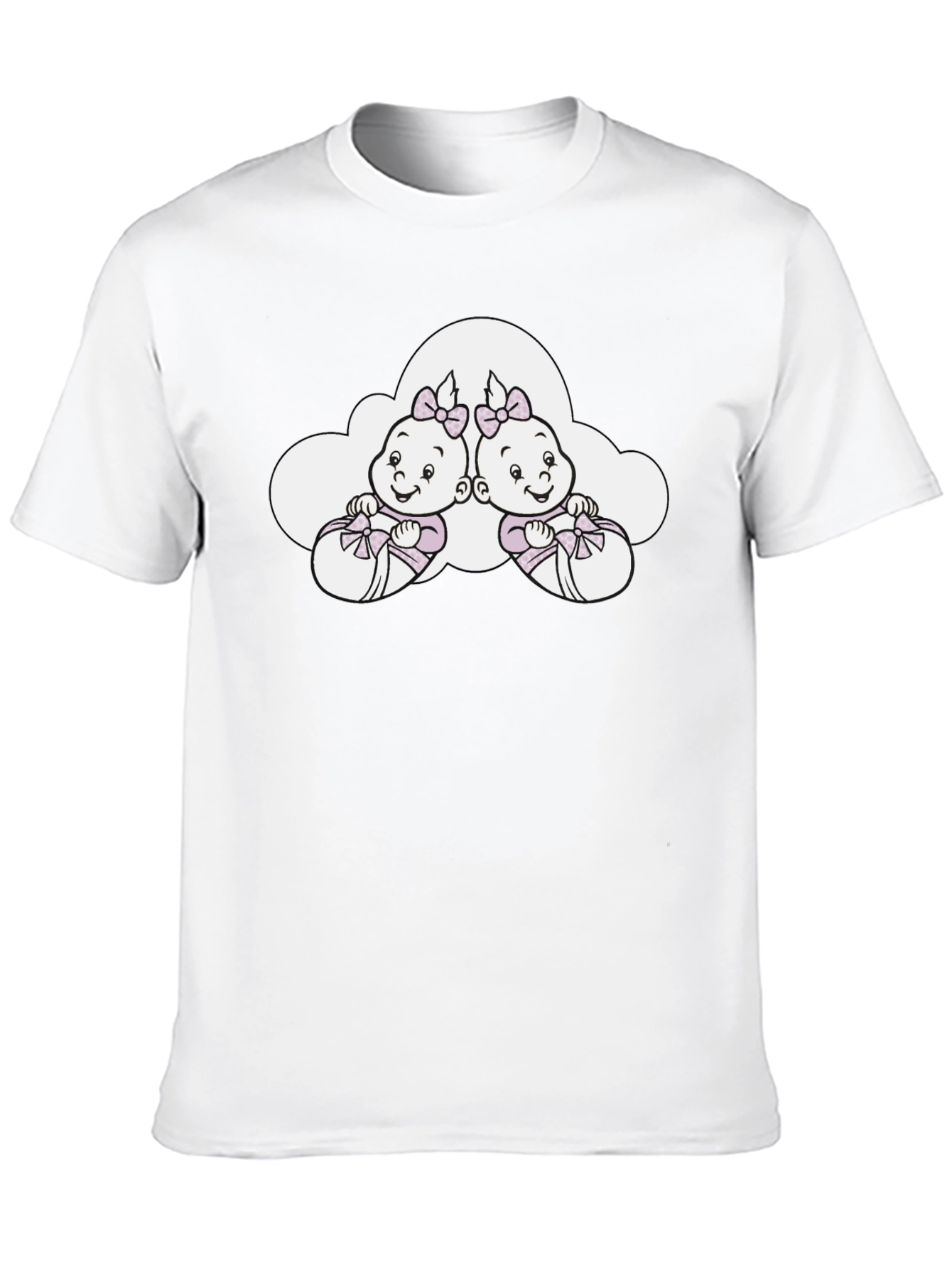 Twin Baby Cartoon T-Shirt