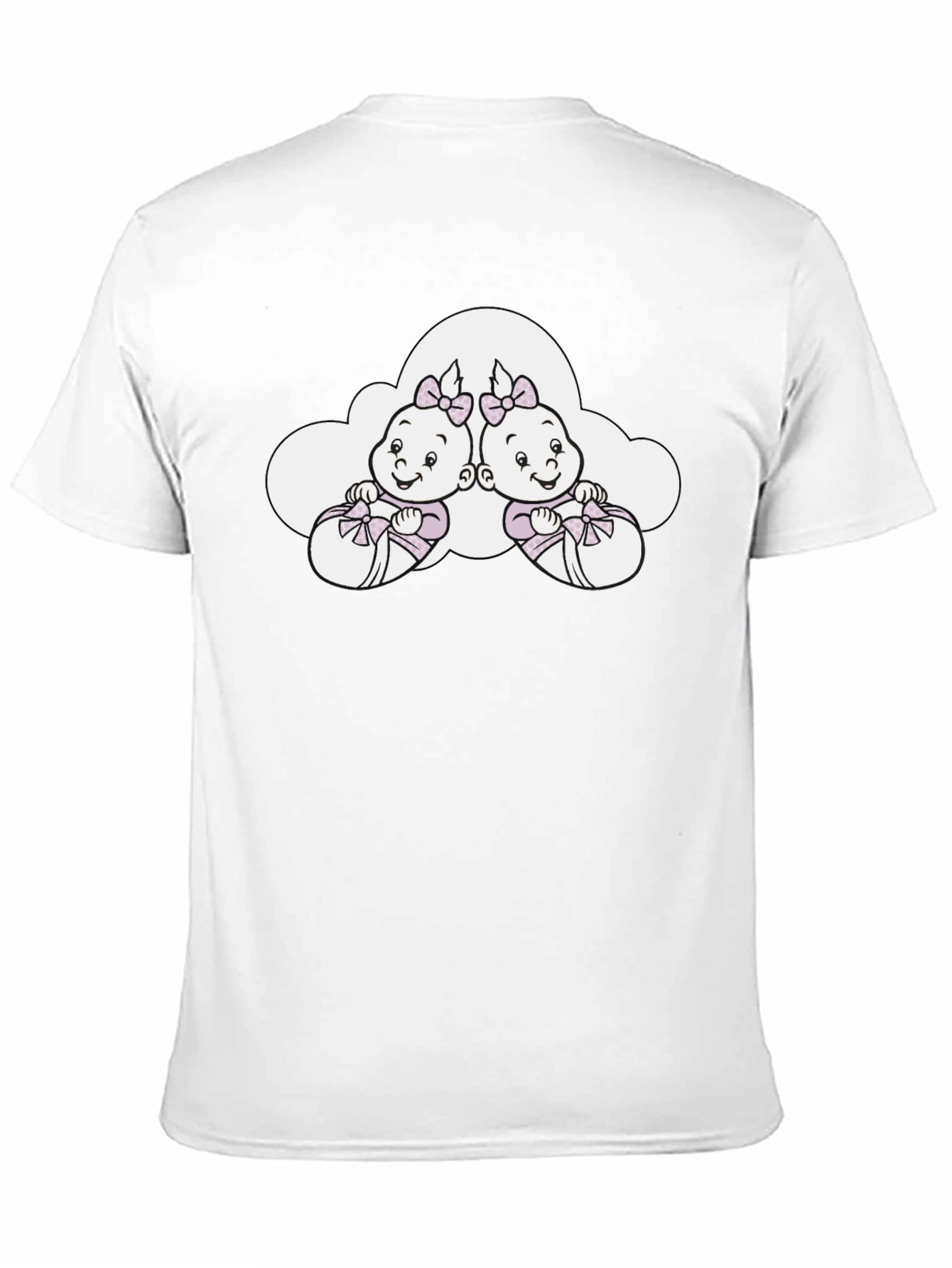 Twin Baby Cartoon T-Shirt