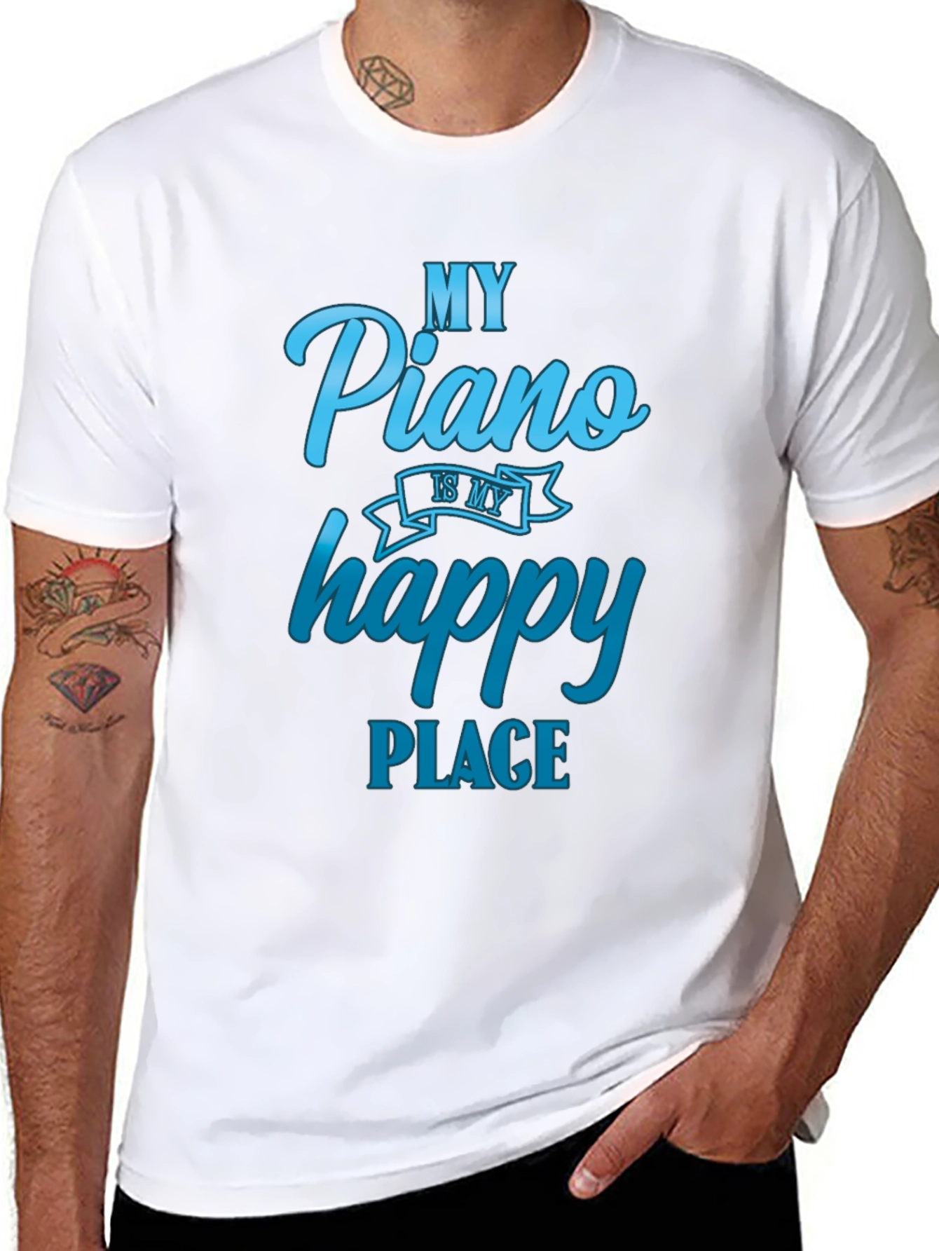 My Piano is My Happy Place T-Shirt