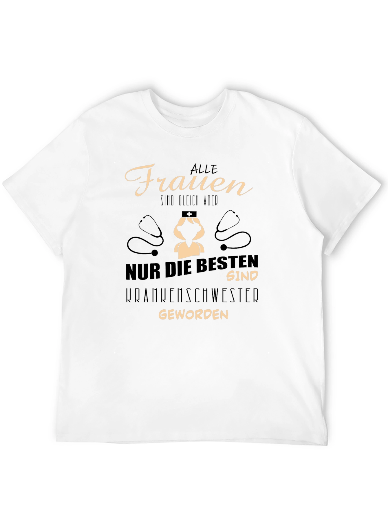 Nurse T-Shirt - German Text Graphic Tee