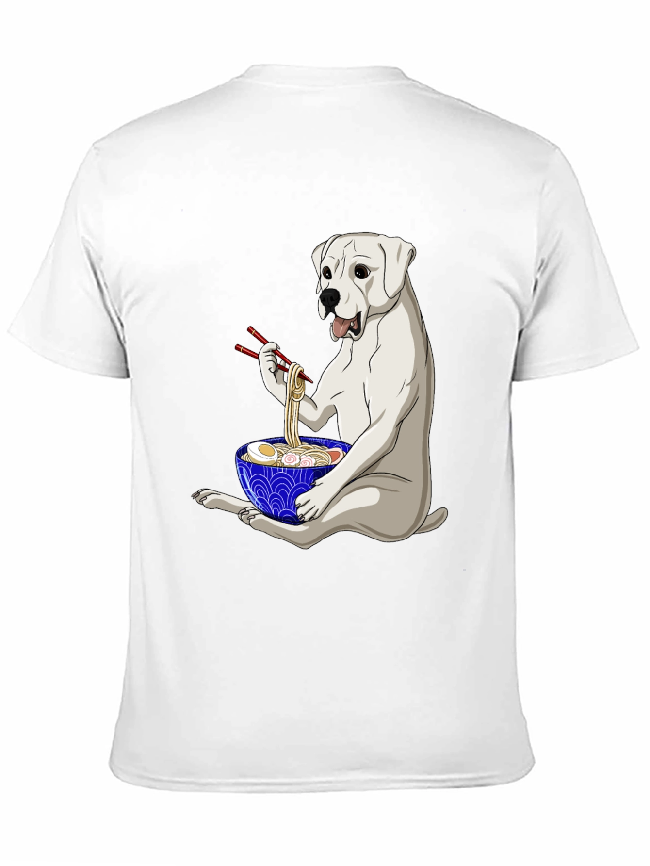 Dog Eating Ramen T-Shirt