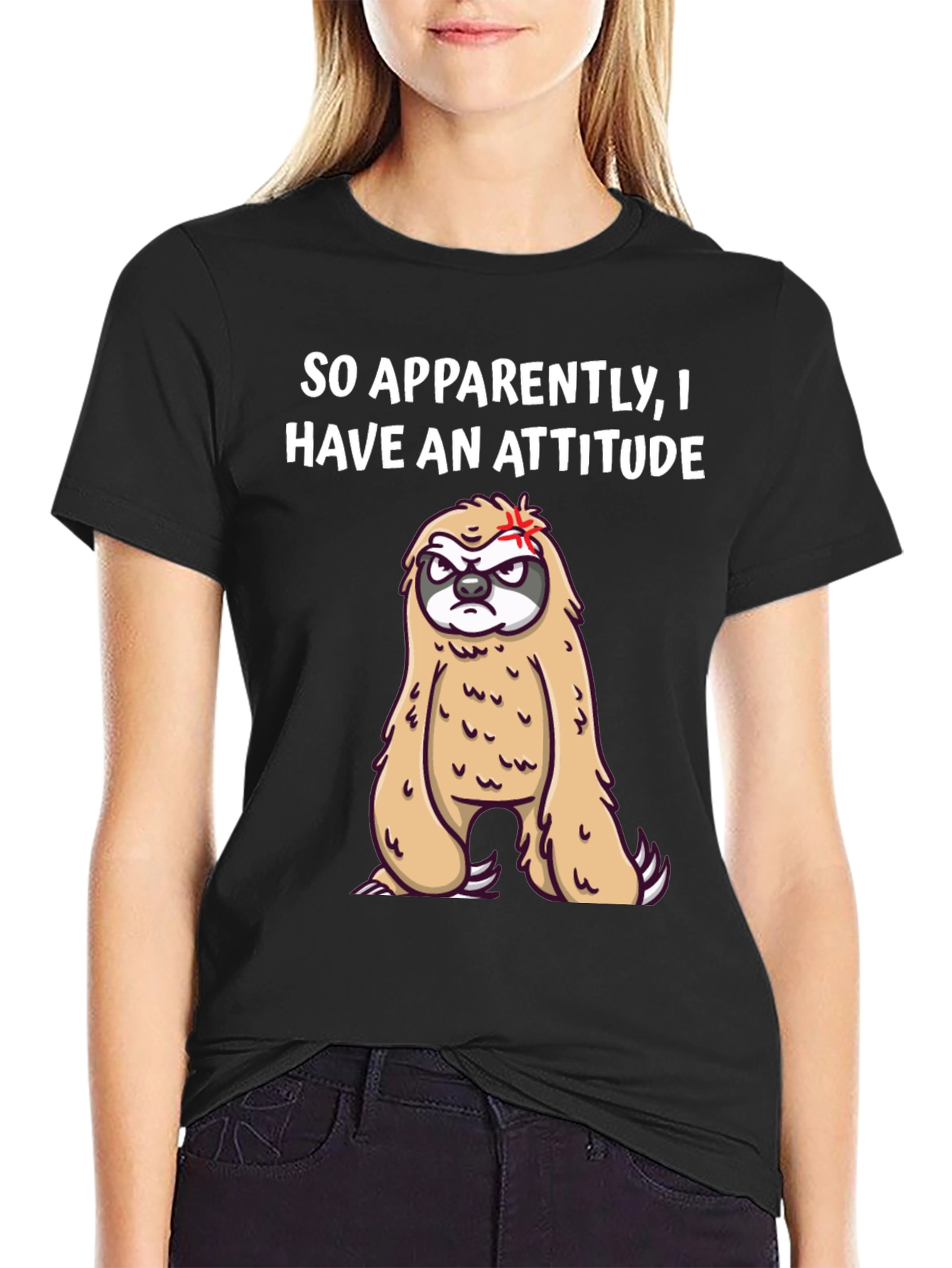 Funny Sloth Attitude T-Shirt - Unisex