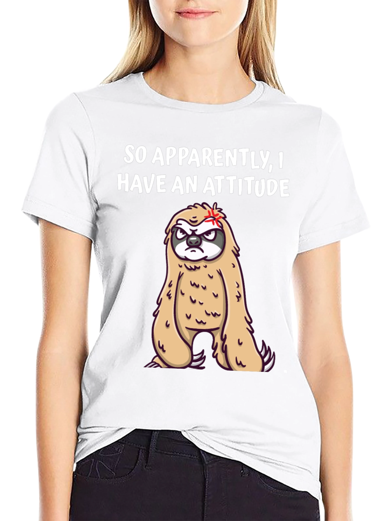 Funny Sloth Attitude T-Shirt - Unisex