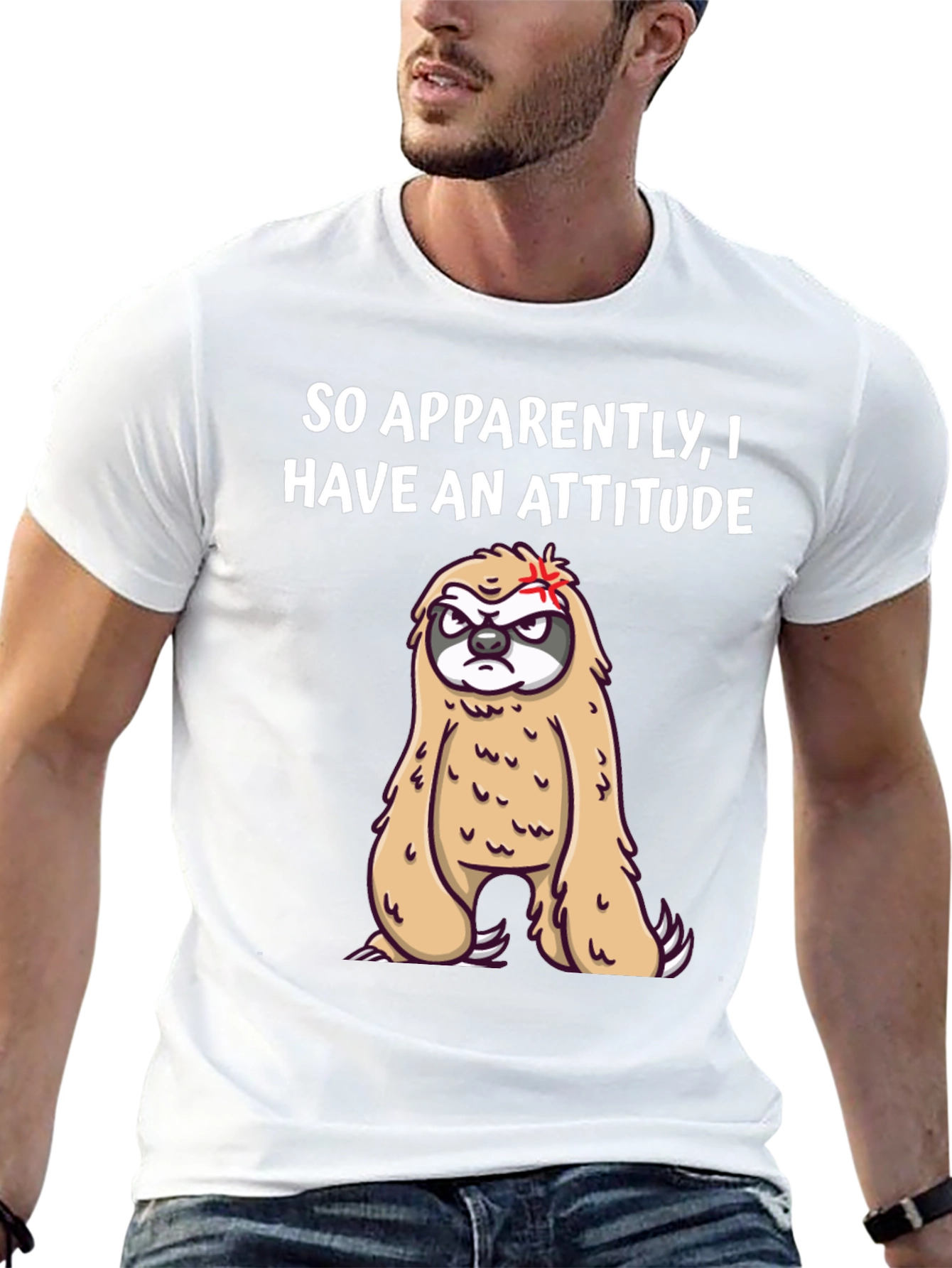 Funny Sloth Attitude T-Shirt - Unisex