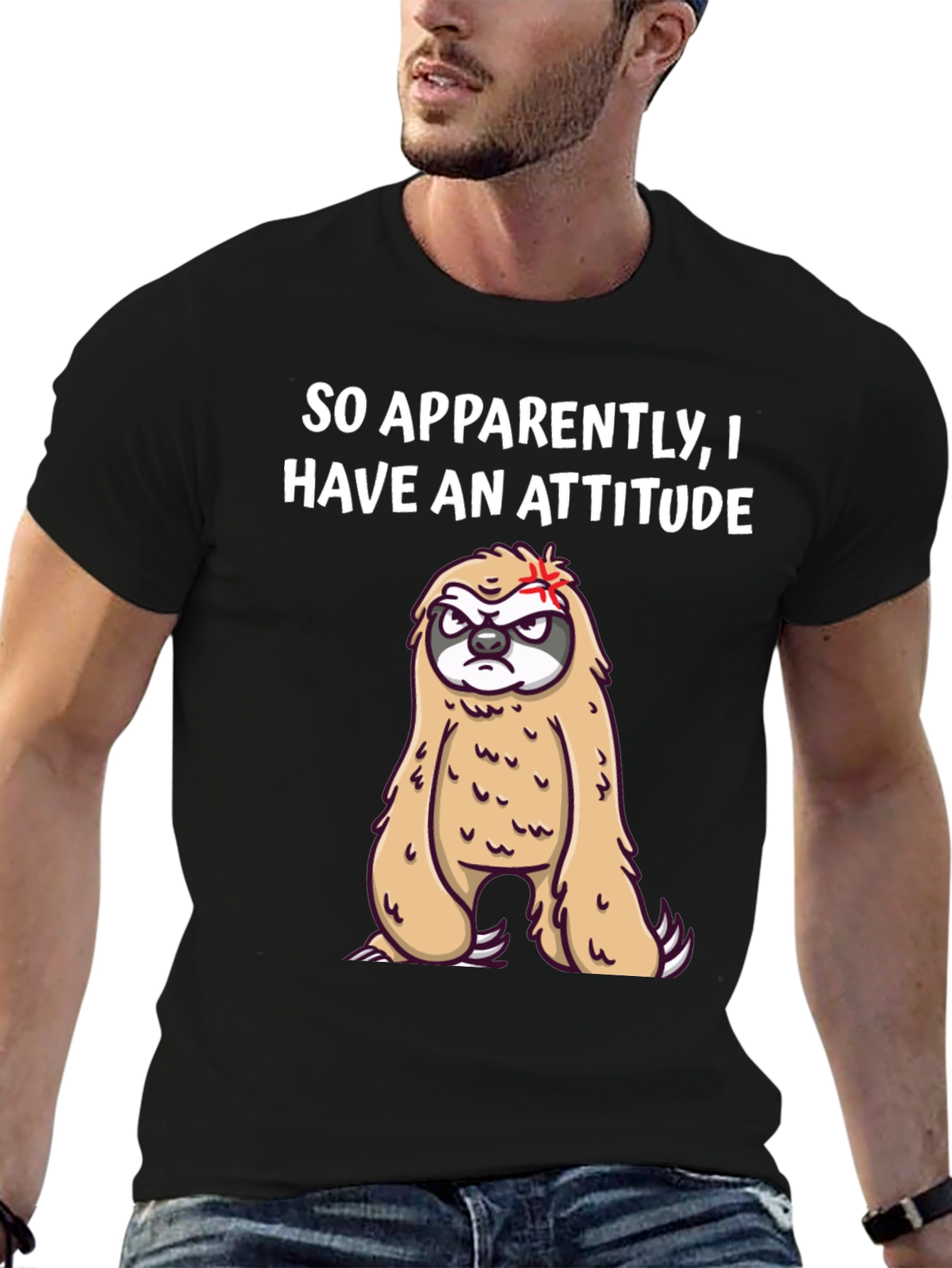 Funny Sloth Attitude T-Shirt - Unisex