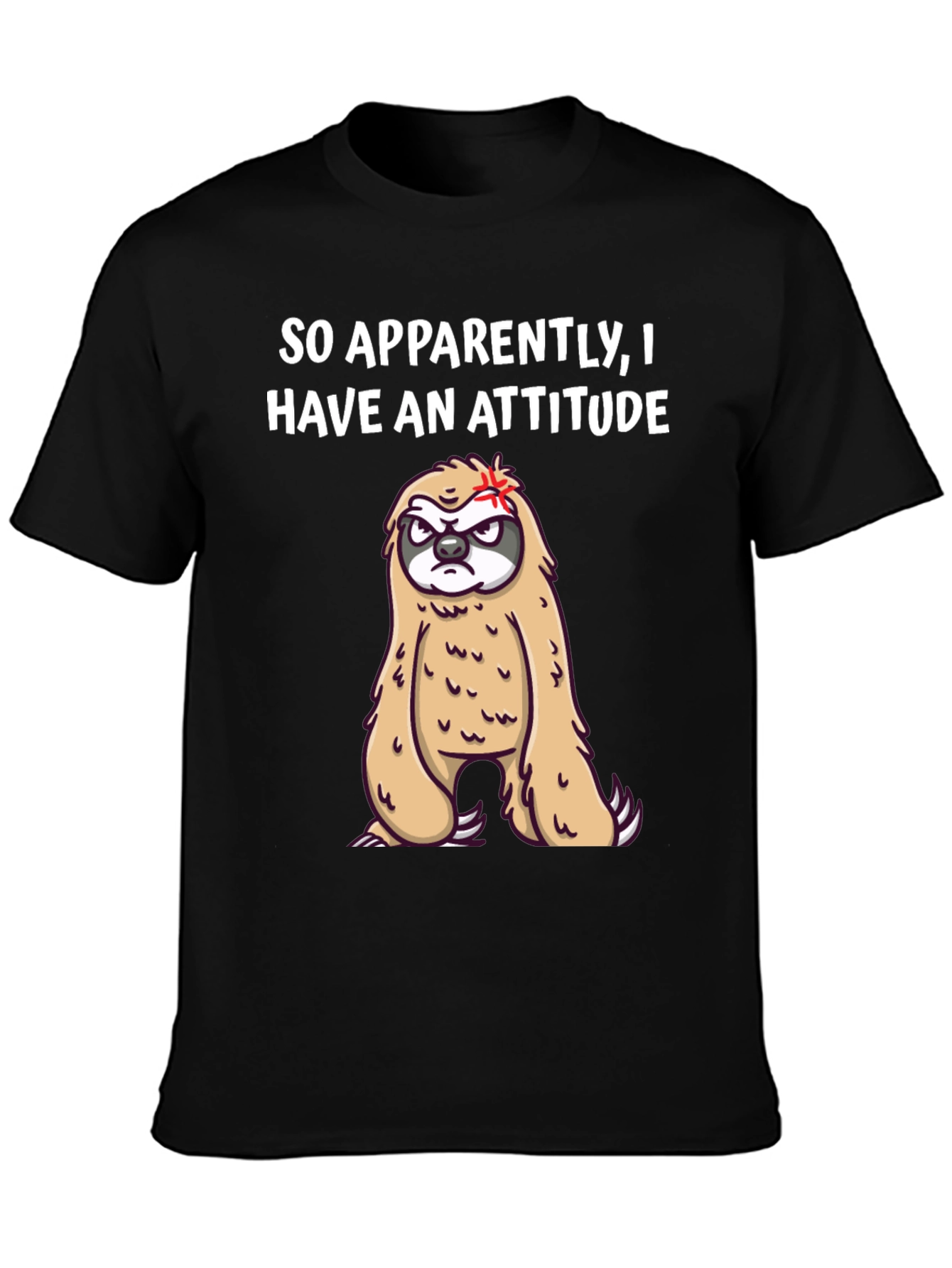 Funny Sloth Attitude T-Shirt - Unisex