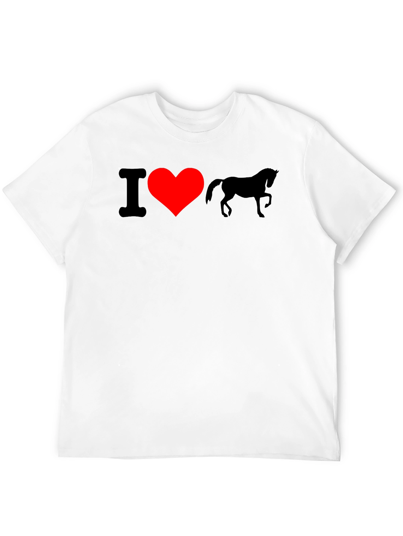 I Heart Unicorn Black T-Shirt