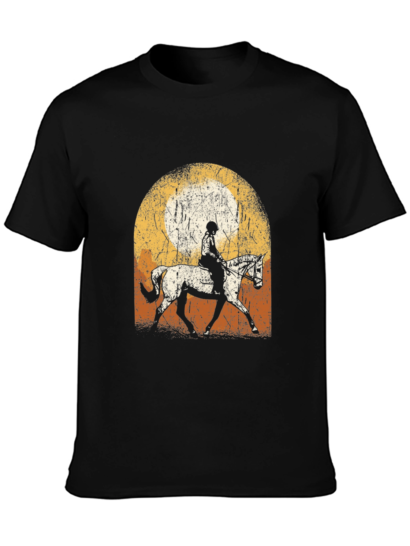 Retro Horse Rider T-Shirt Equestrian Style