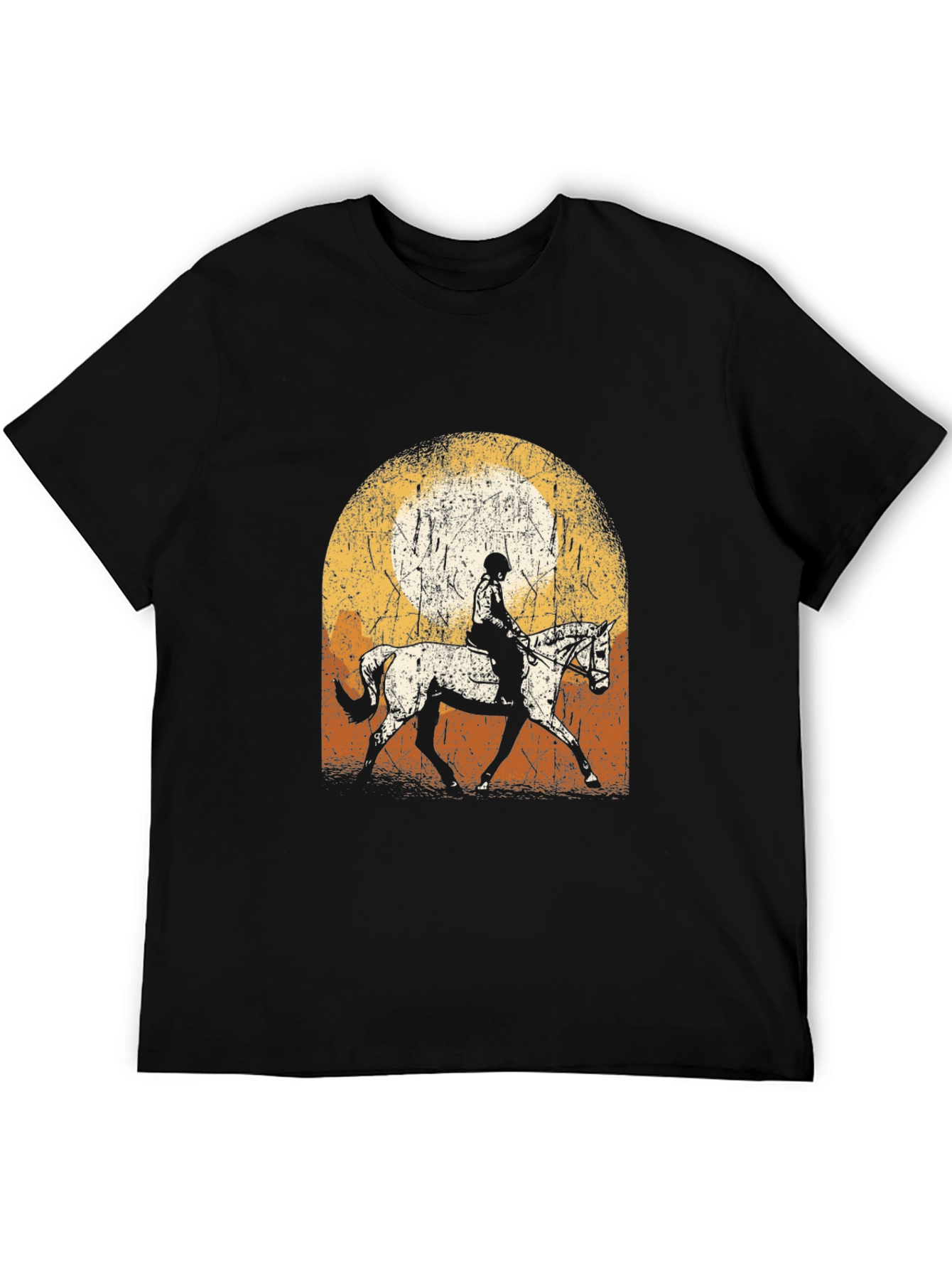 Retro Horse Rider T-Shirt Equestrian Style