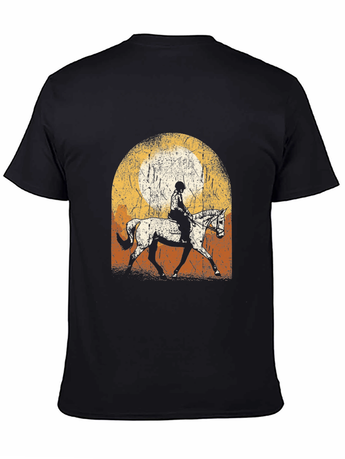 Retro Horse Rider T-Shirt Equestrian Style